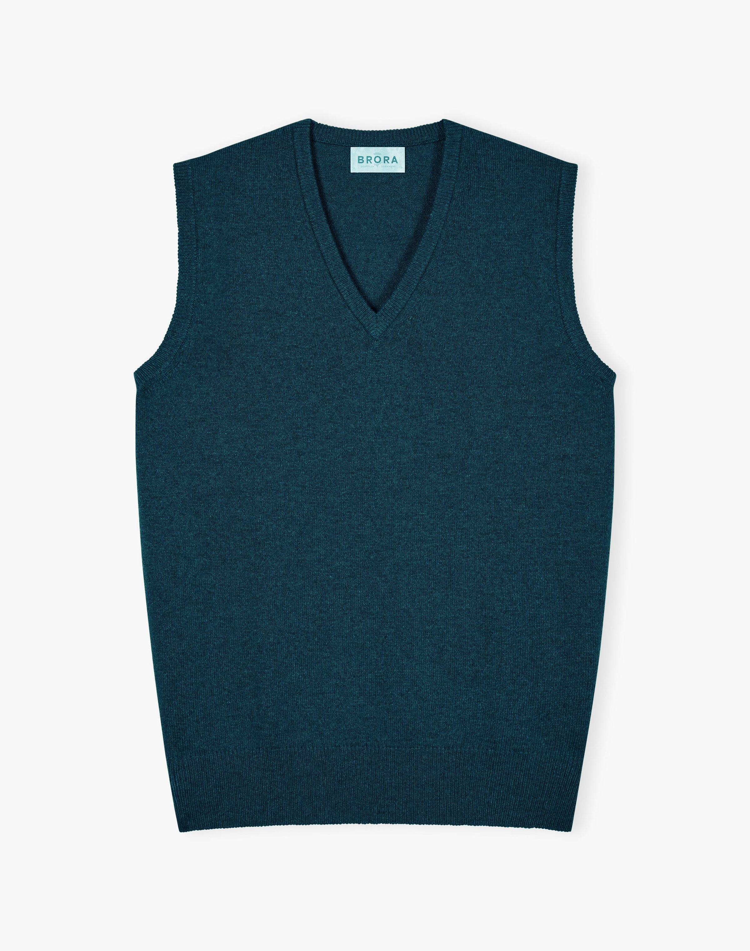 Cashmere Sleeveless V Neck Jumper