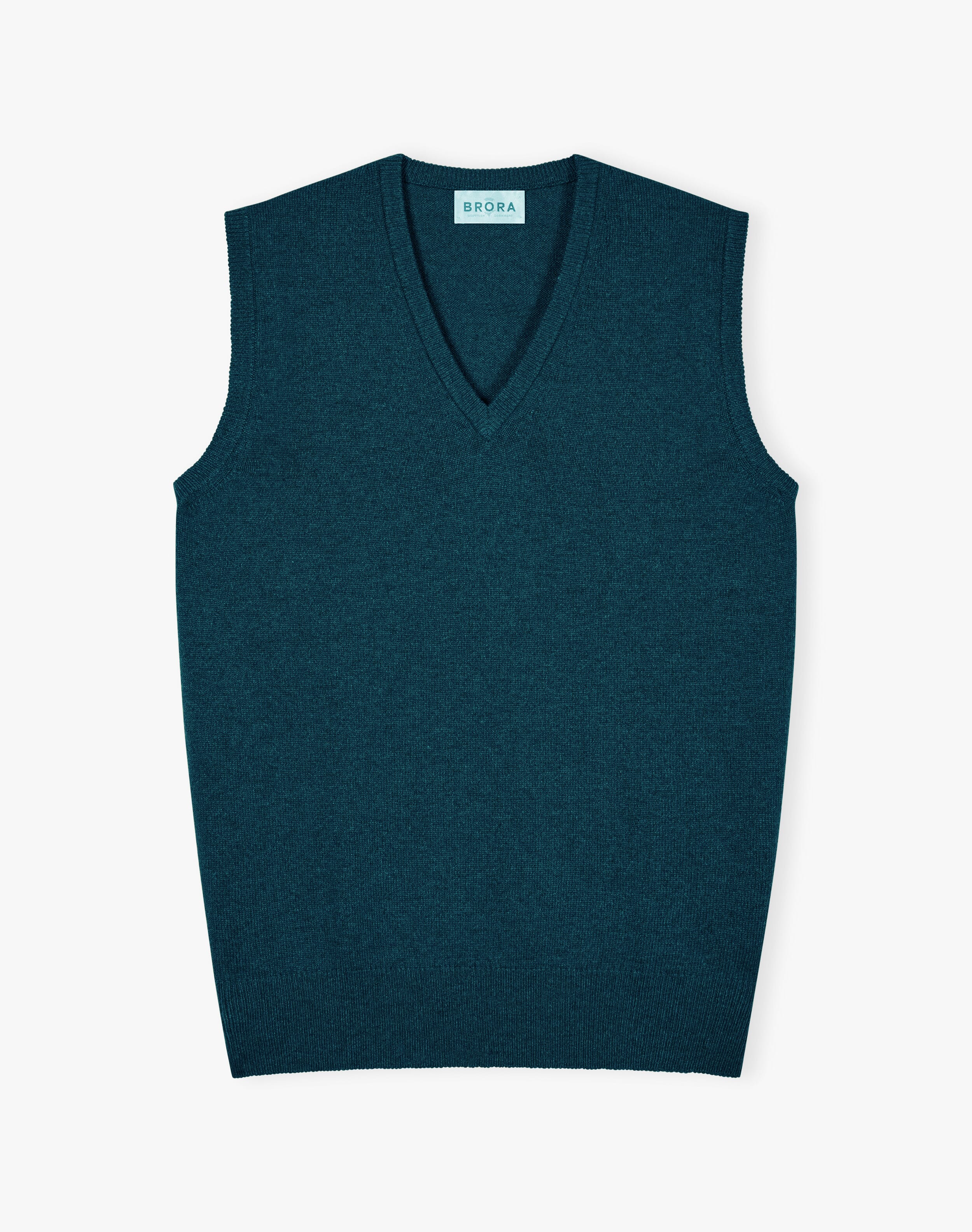 Cashmere Sleeveless V Neck Jumper