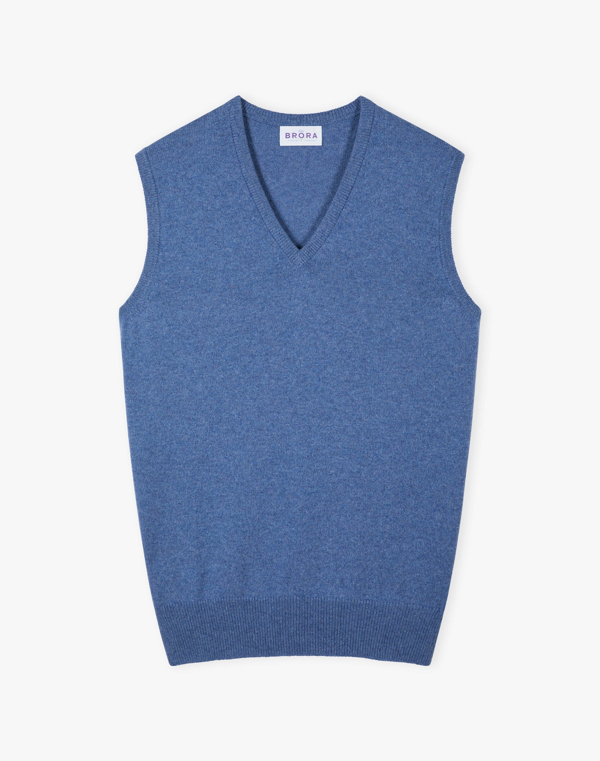Cashmere Sleeveless V Neck Jumper