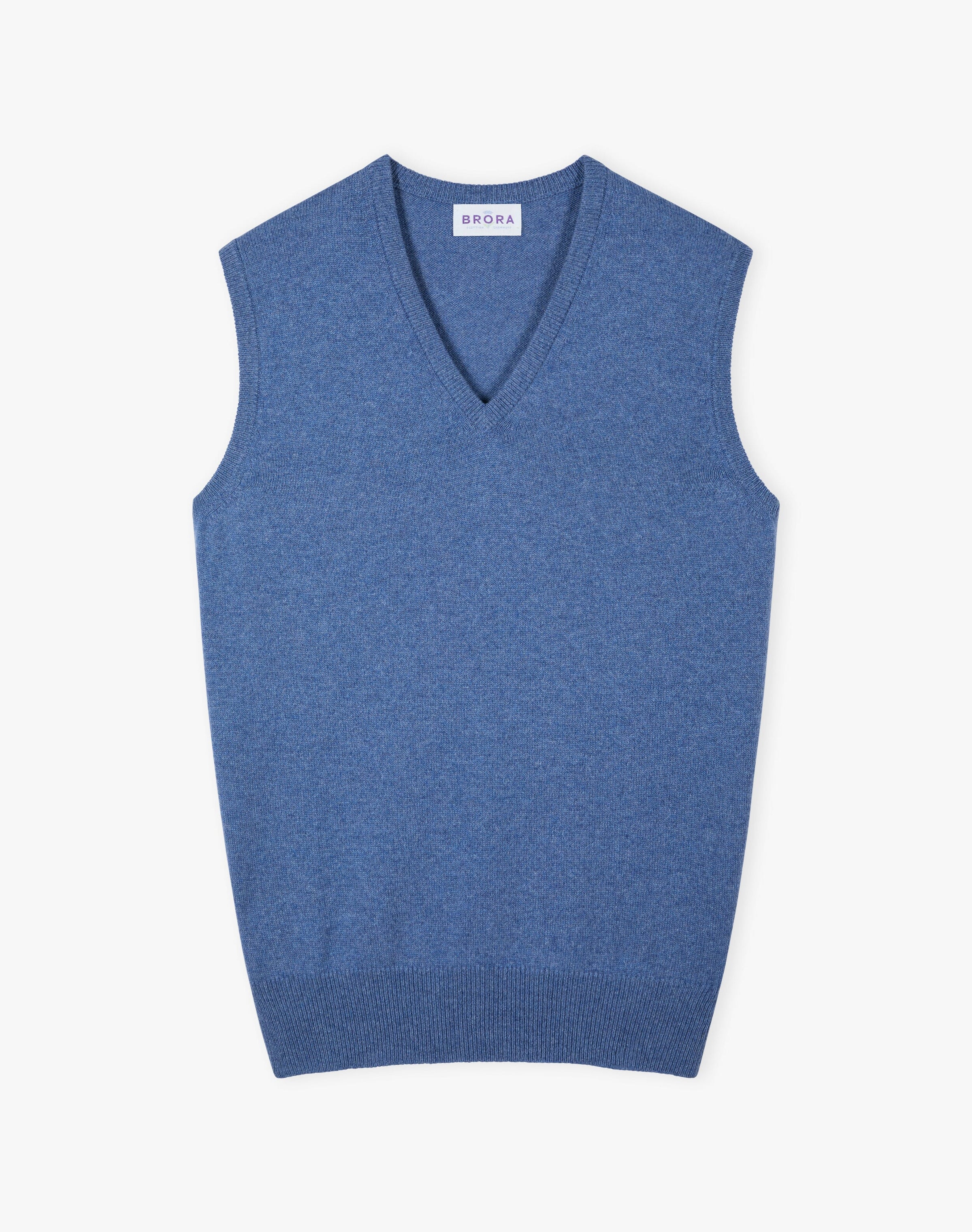 Cashmere Sleeveless V Neck Jumper