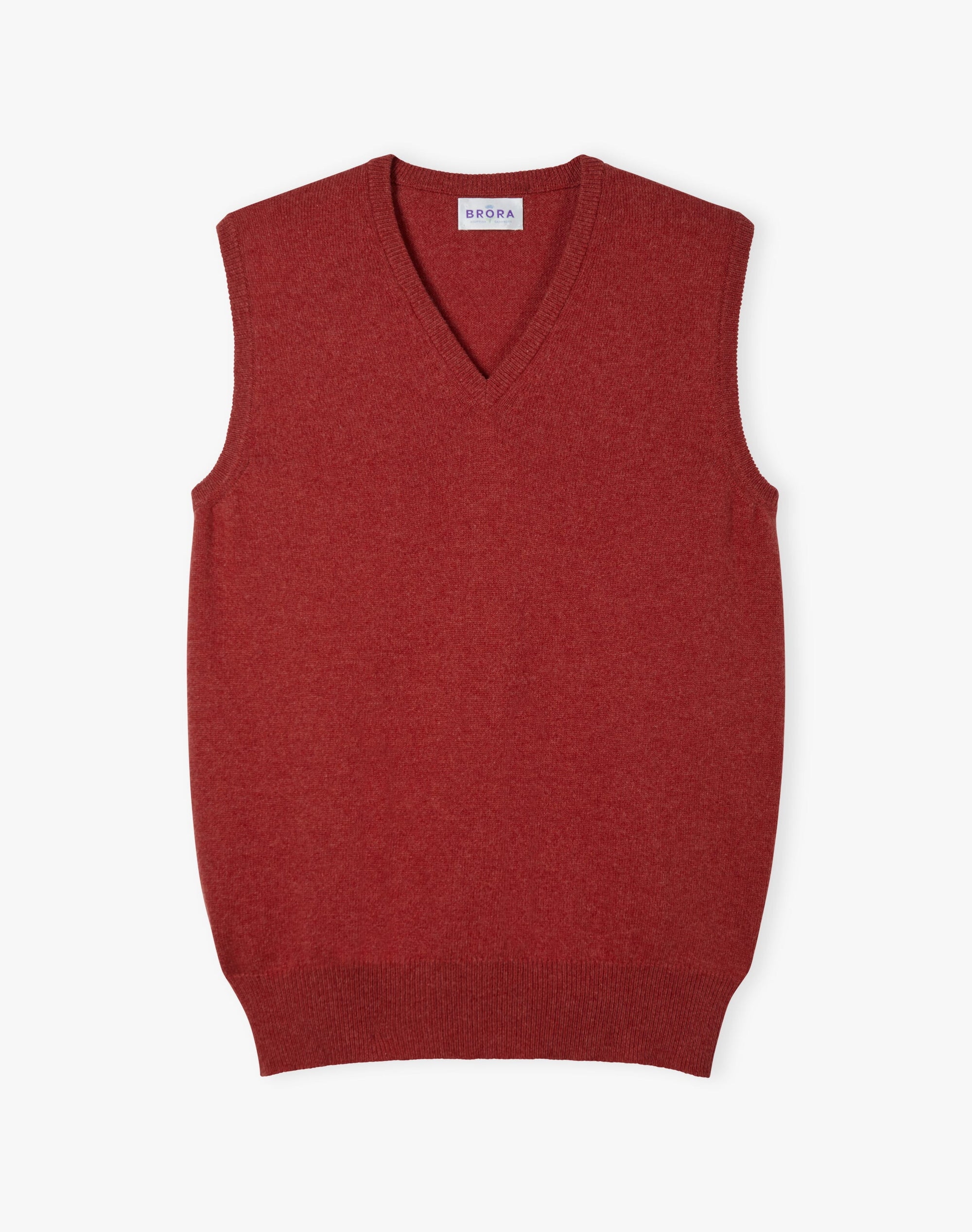Cashmere Sleeveless V Neck Jumper