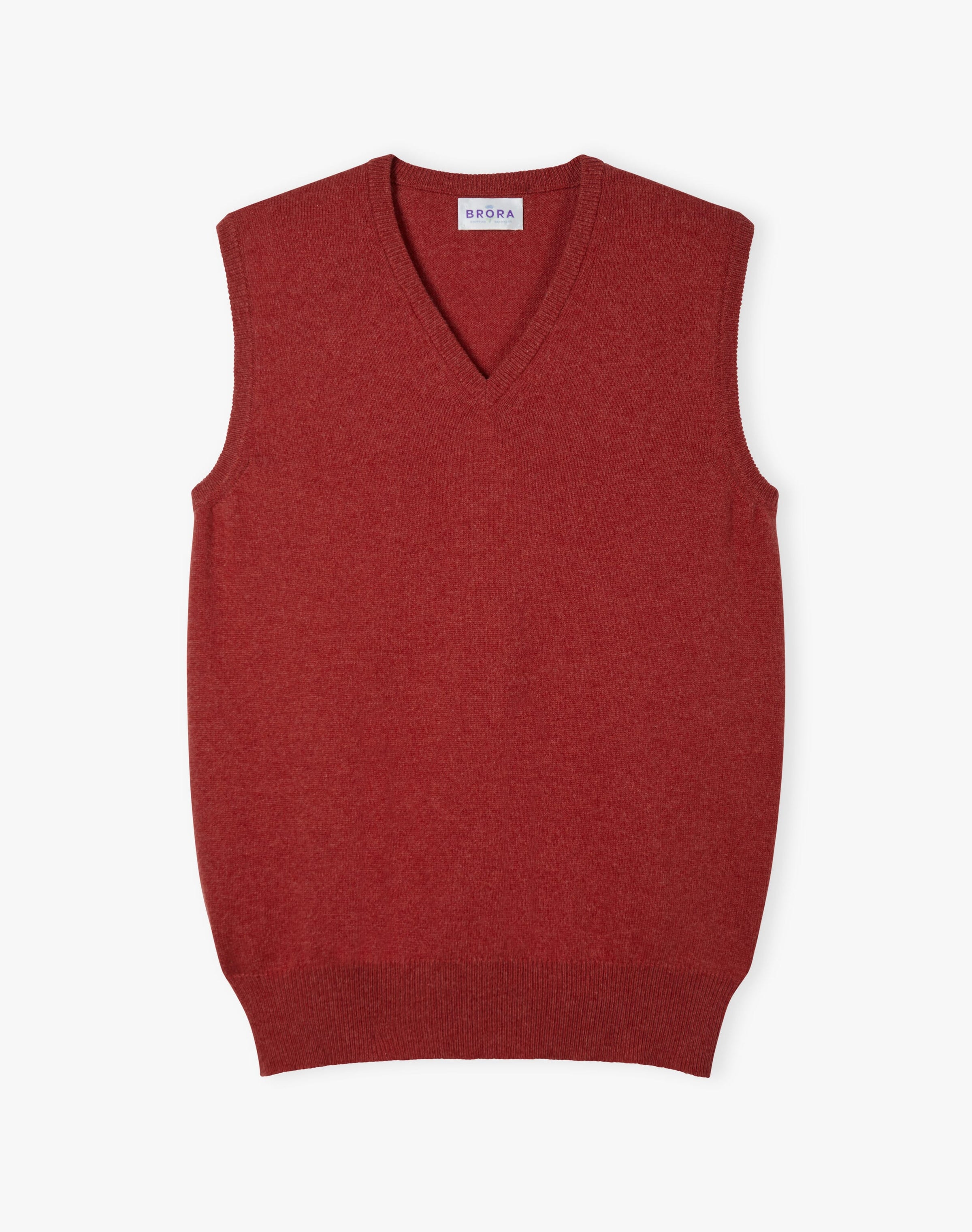 Cashmere Sleeveless V Neck Jumper