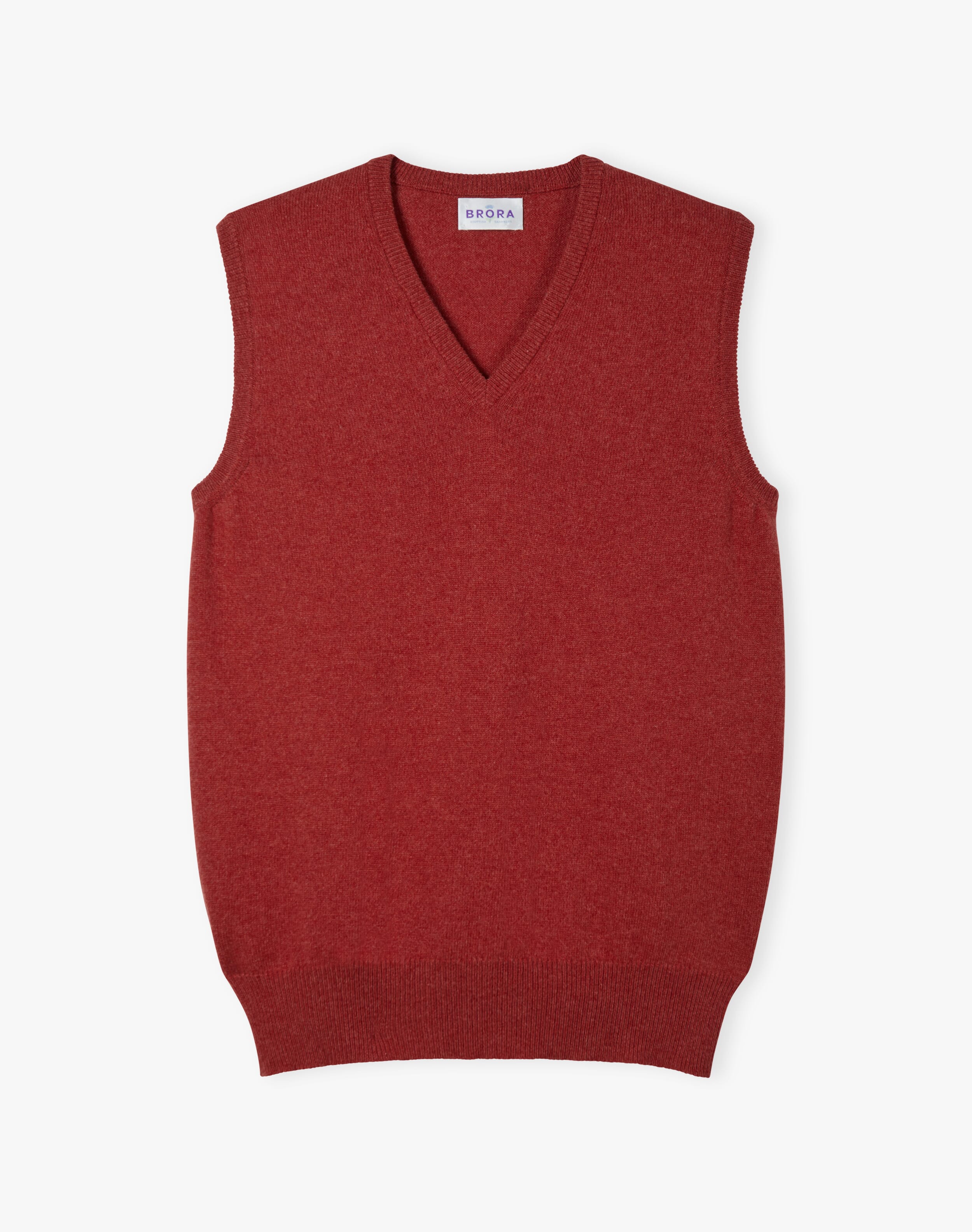 Cashmere Sleeveless V Neck Jumper