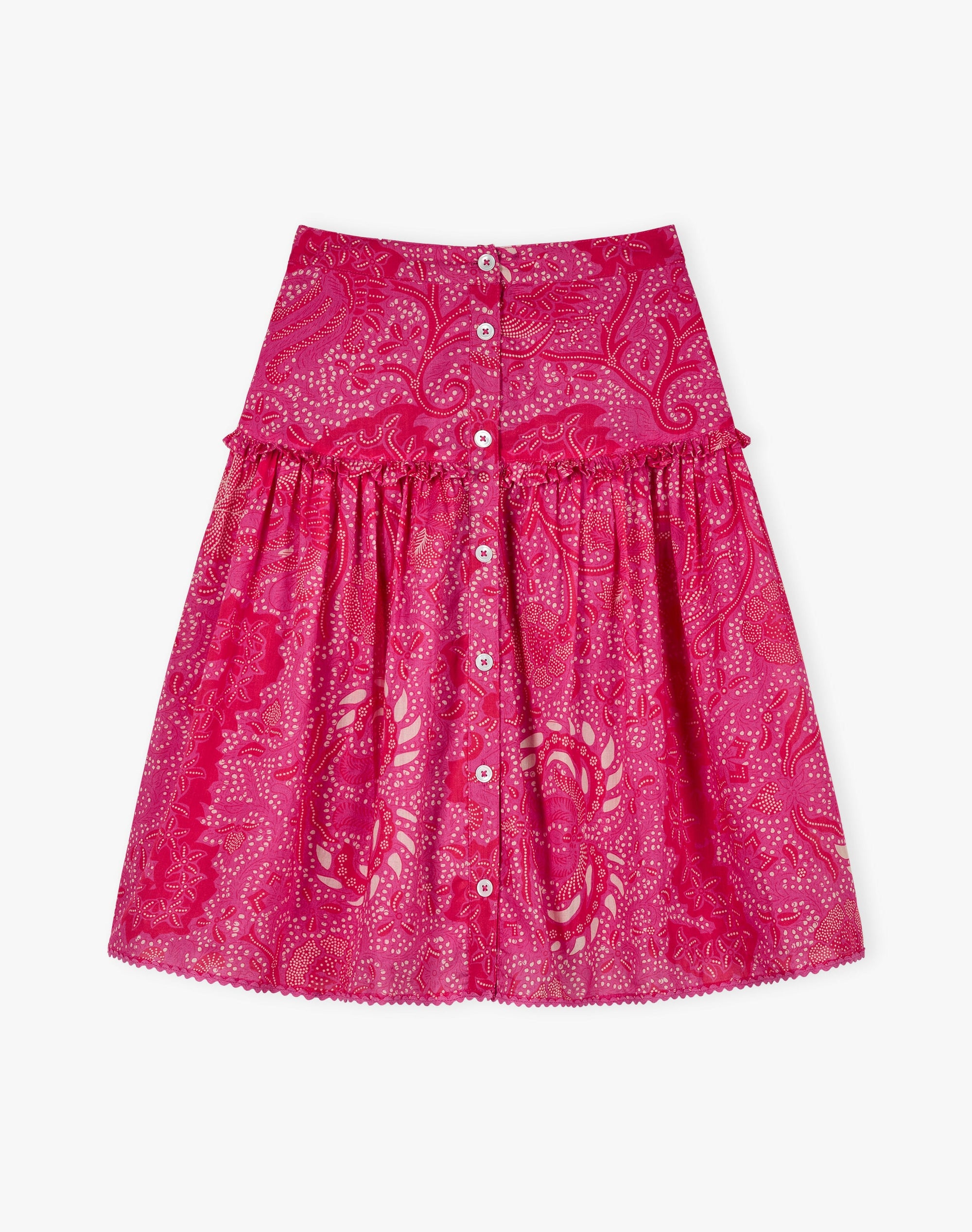 Organic Cotton Batik Print Skirt