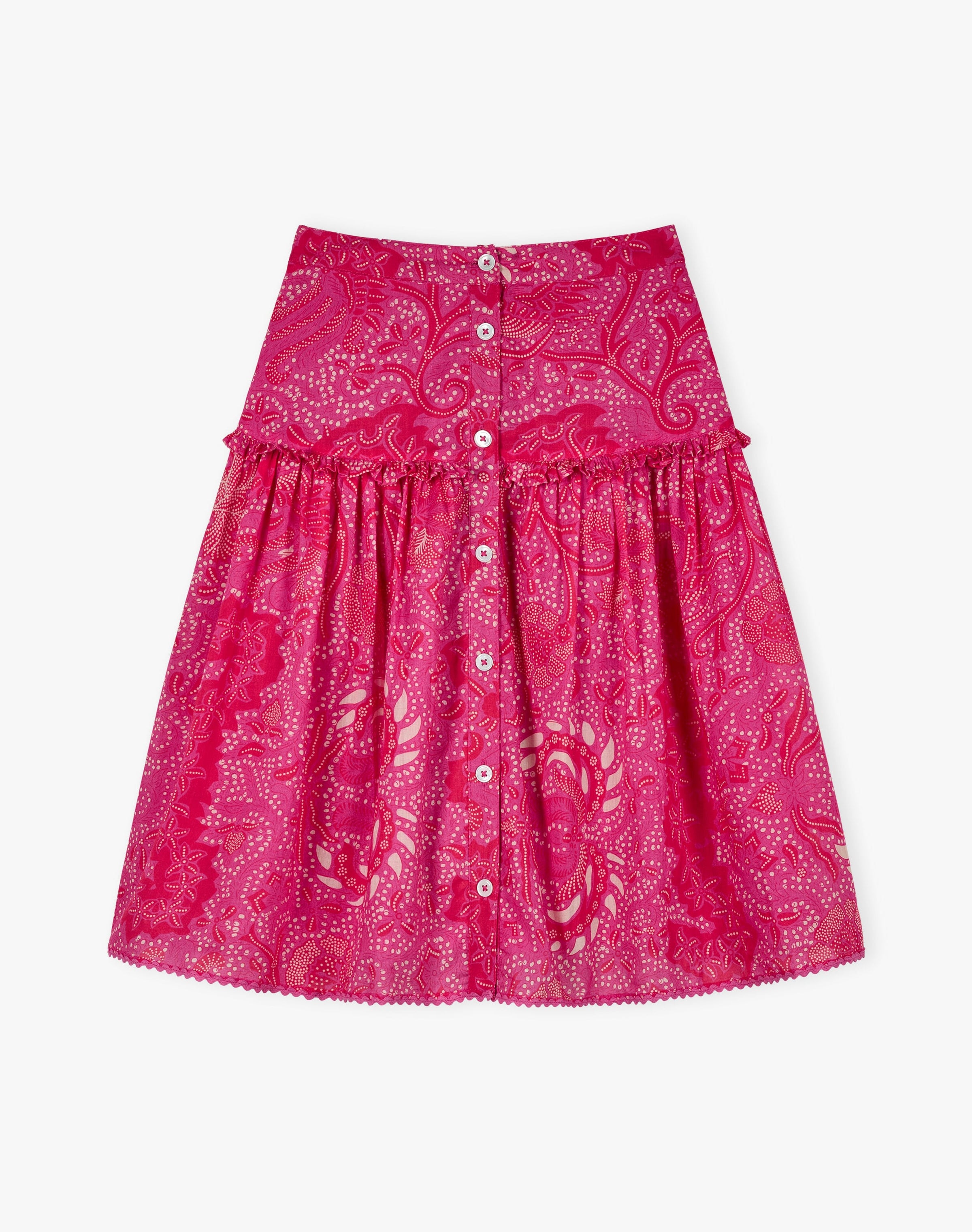 Organic Cotton Batik Print Skirt