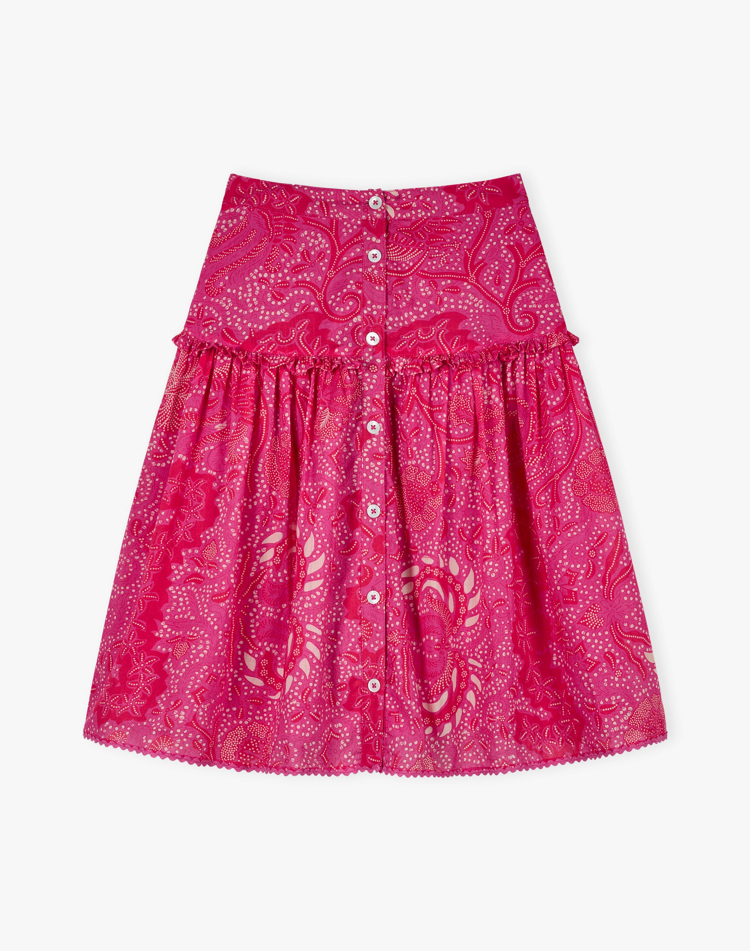 Organic Cotton Batik Print Skirt