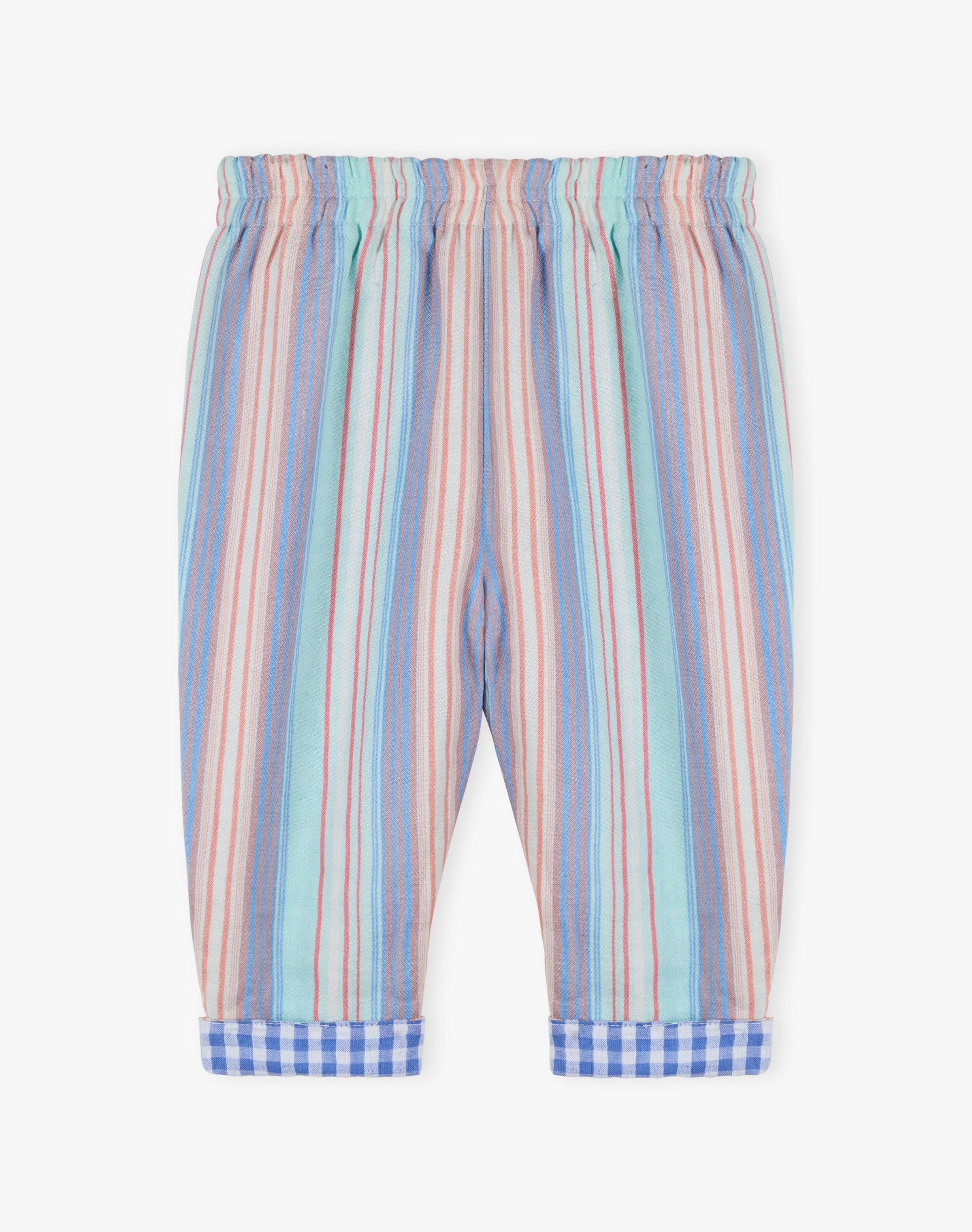 Cotton Stripe Trousers