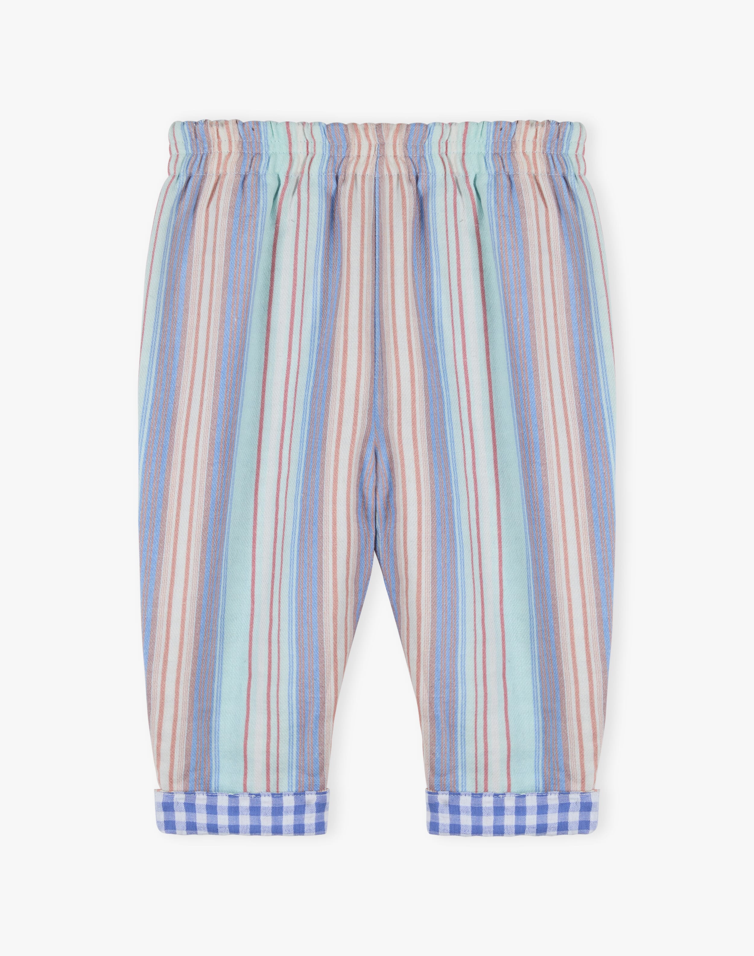 Cotton Stripe Trousers
