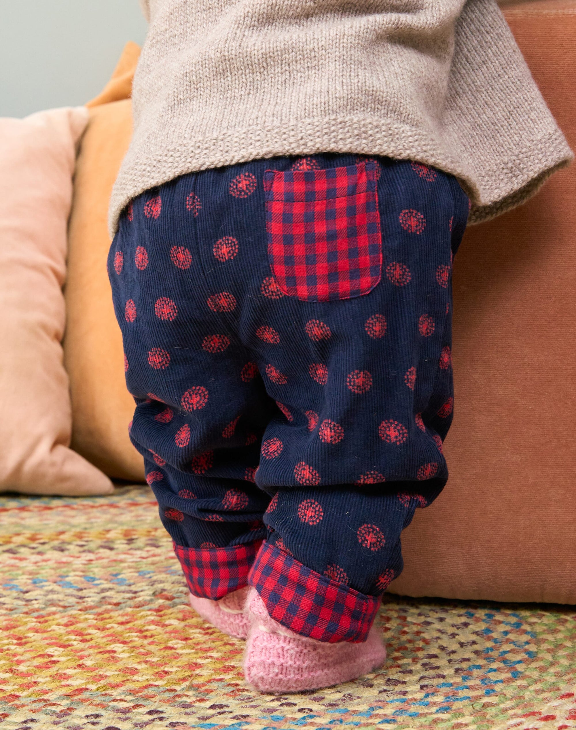 Organic Needlecord Baby Trousers