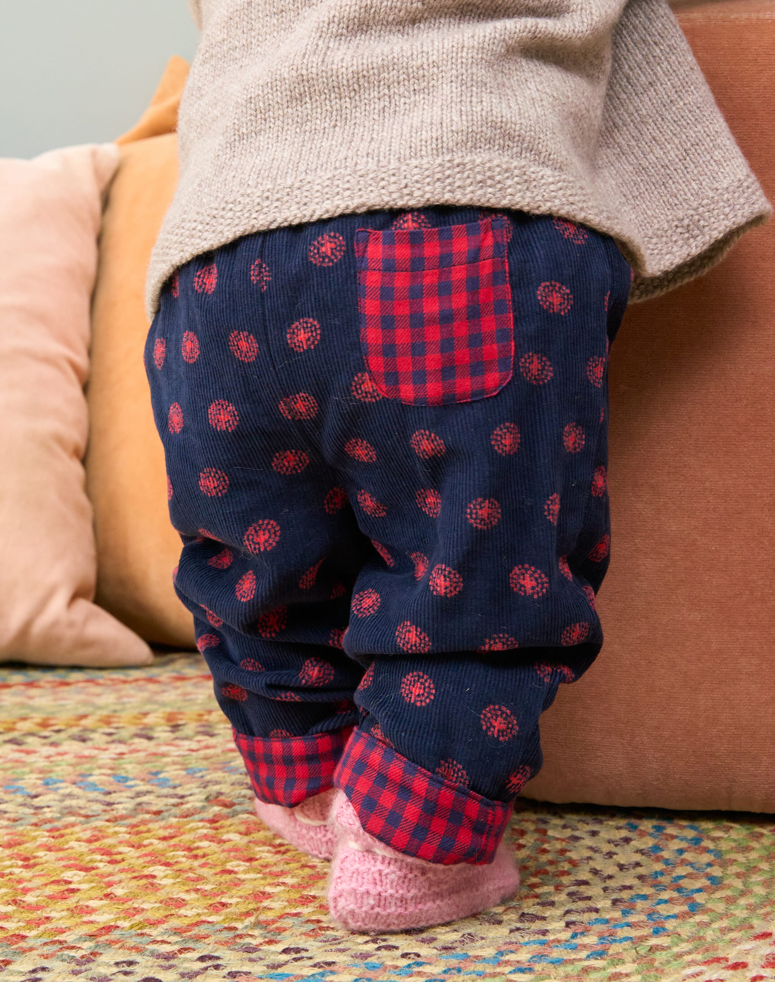 Organic Needlecord Baby Trousers
