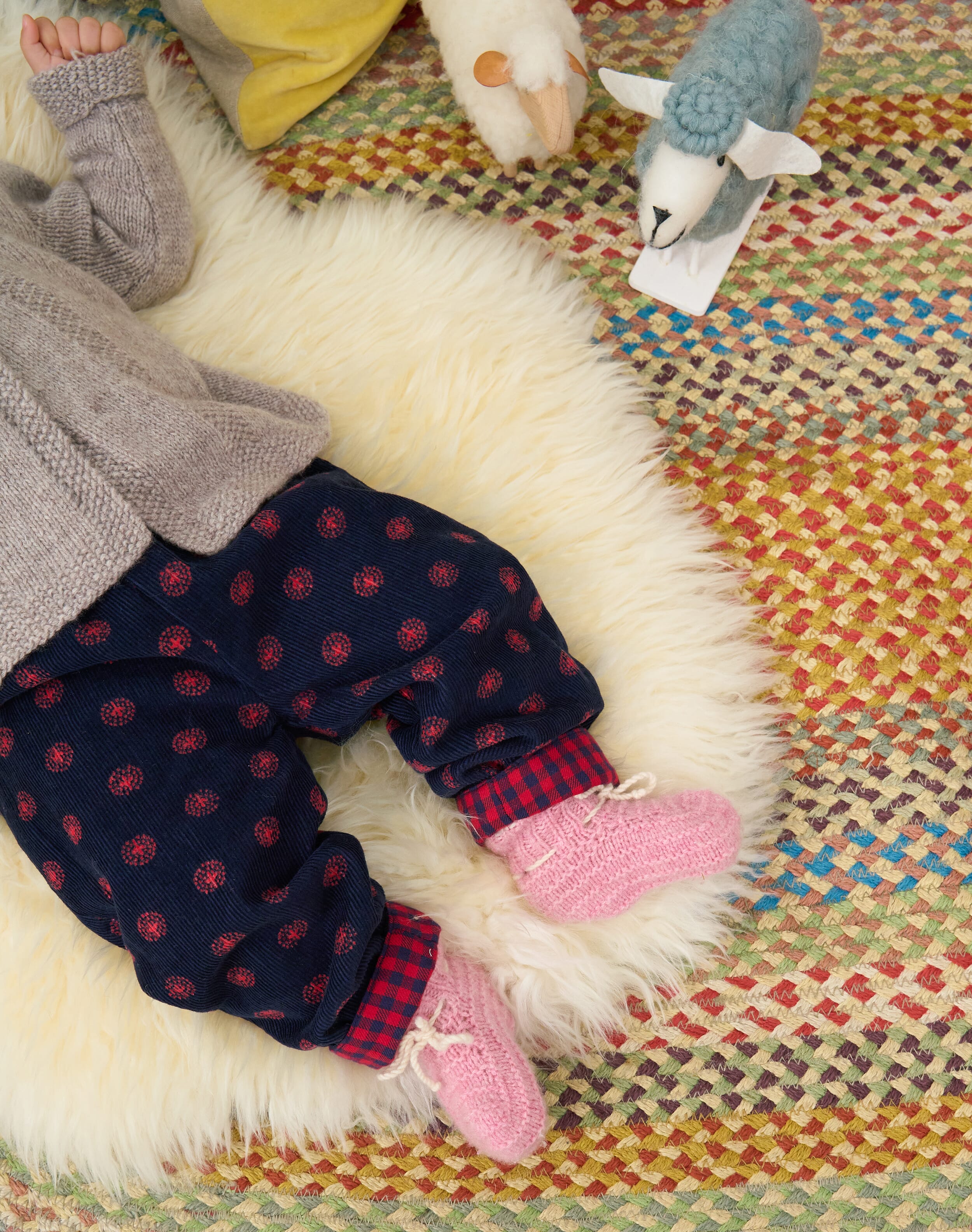 Organic Needlecord Baby Trousers