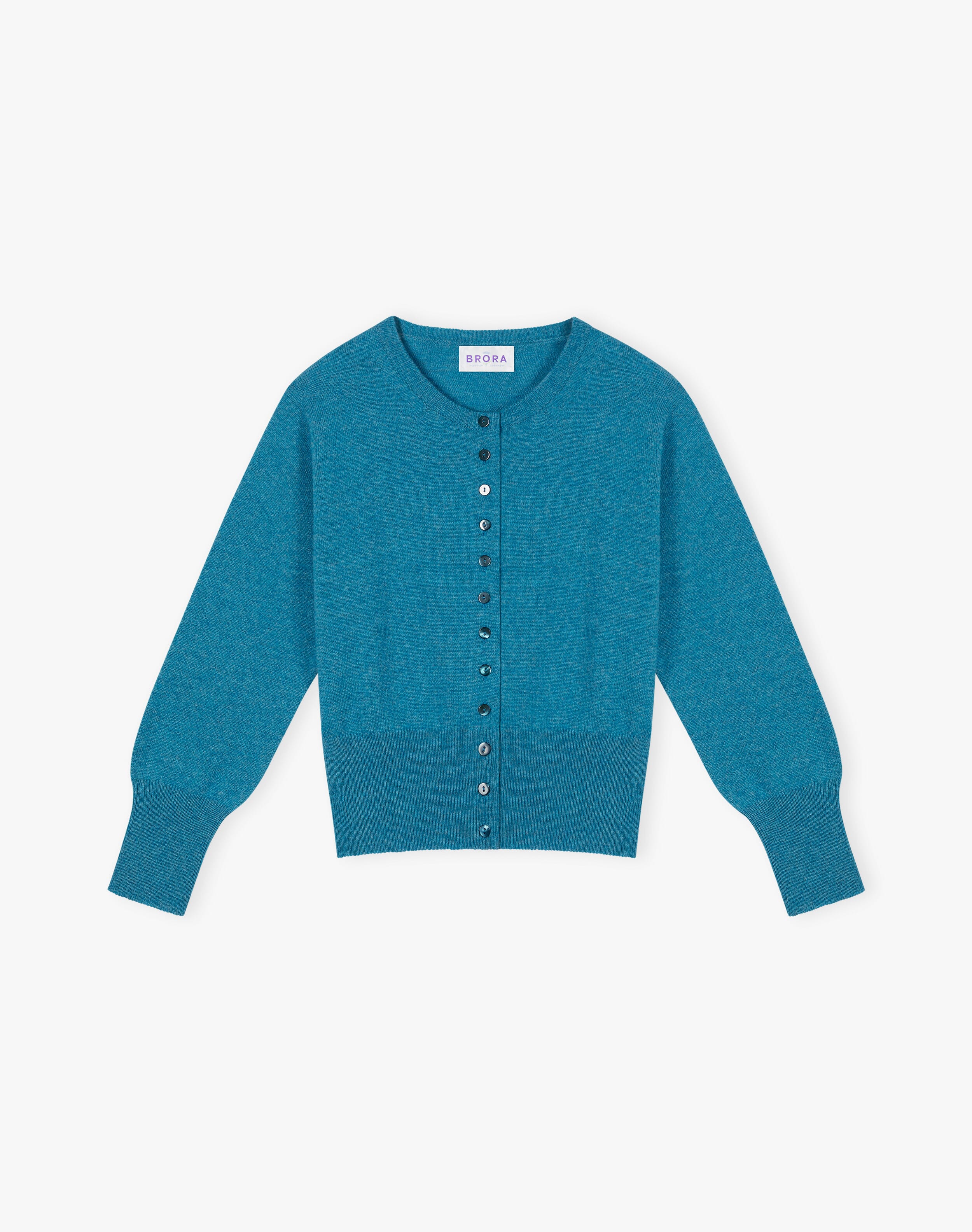 Cashmere Cropped Cardigan