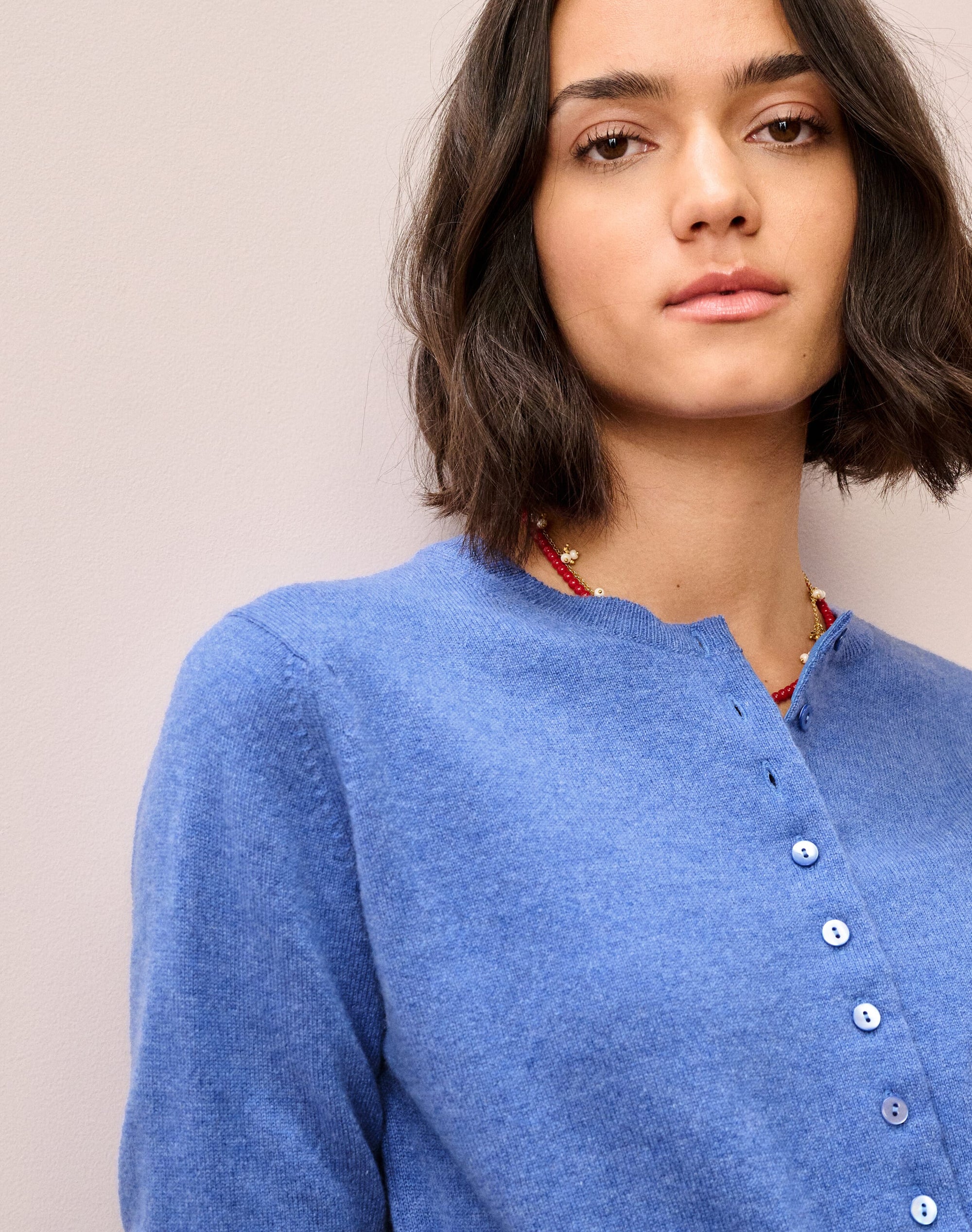 Cashmere Cropped Cardigan