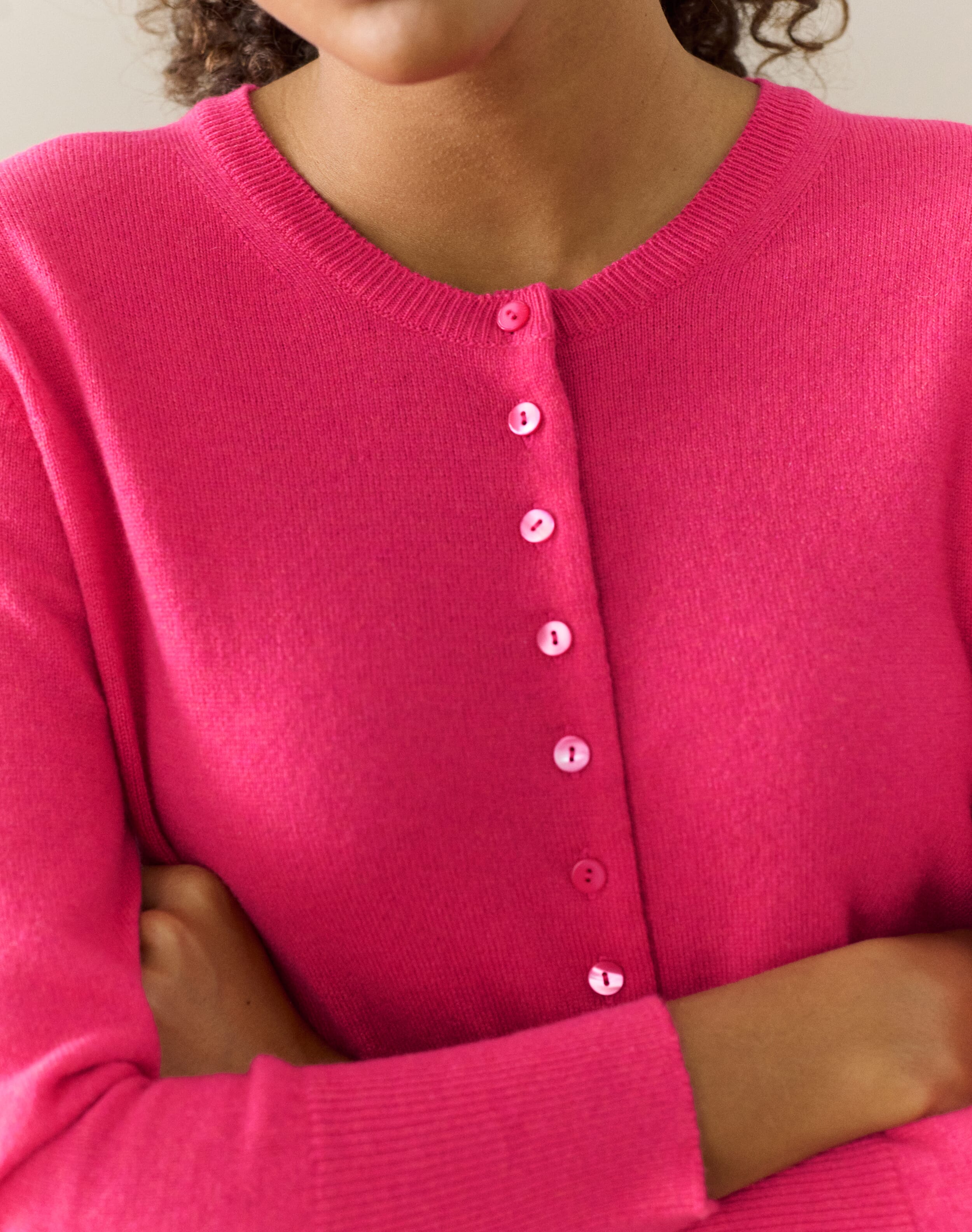 Cashmere Cropped Cardigan