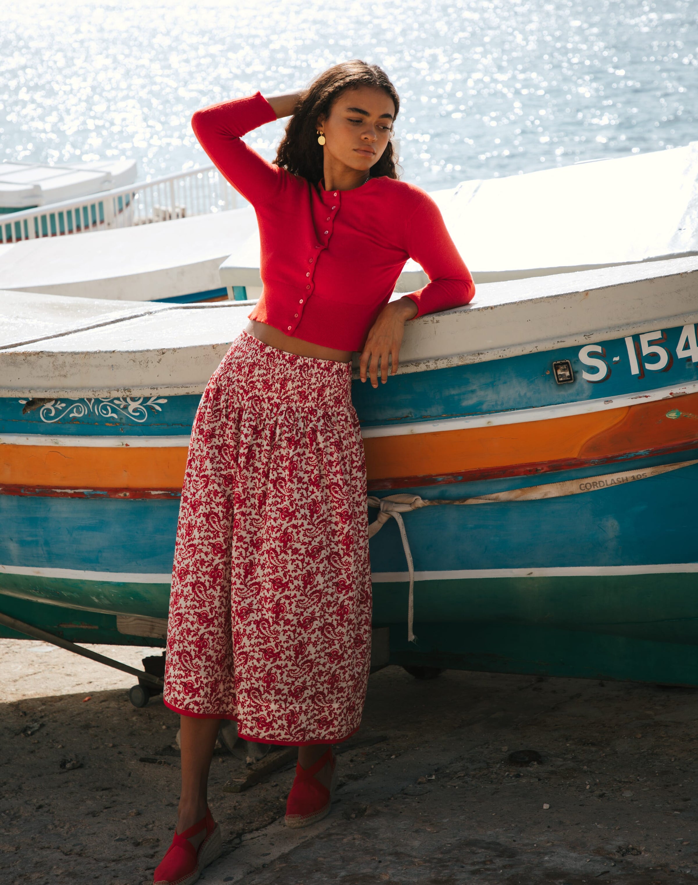 Cashmere Cropped Cardigan