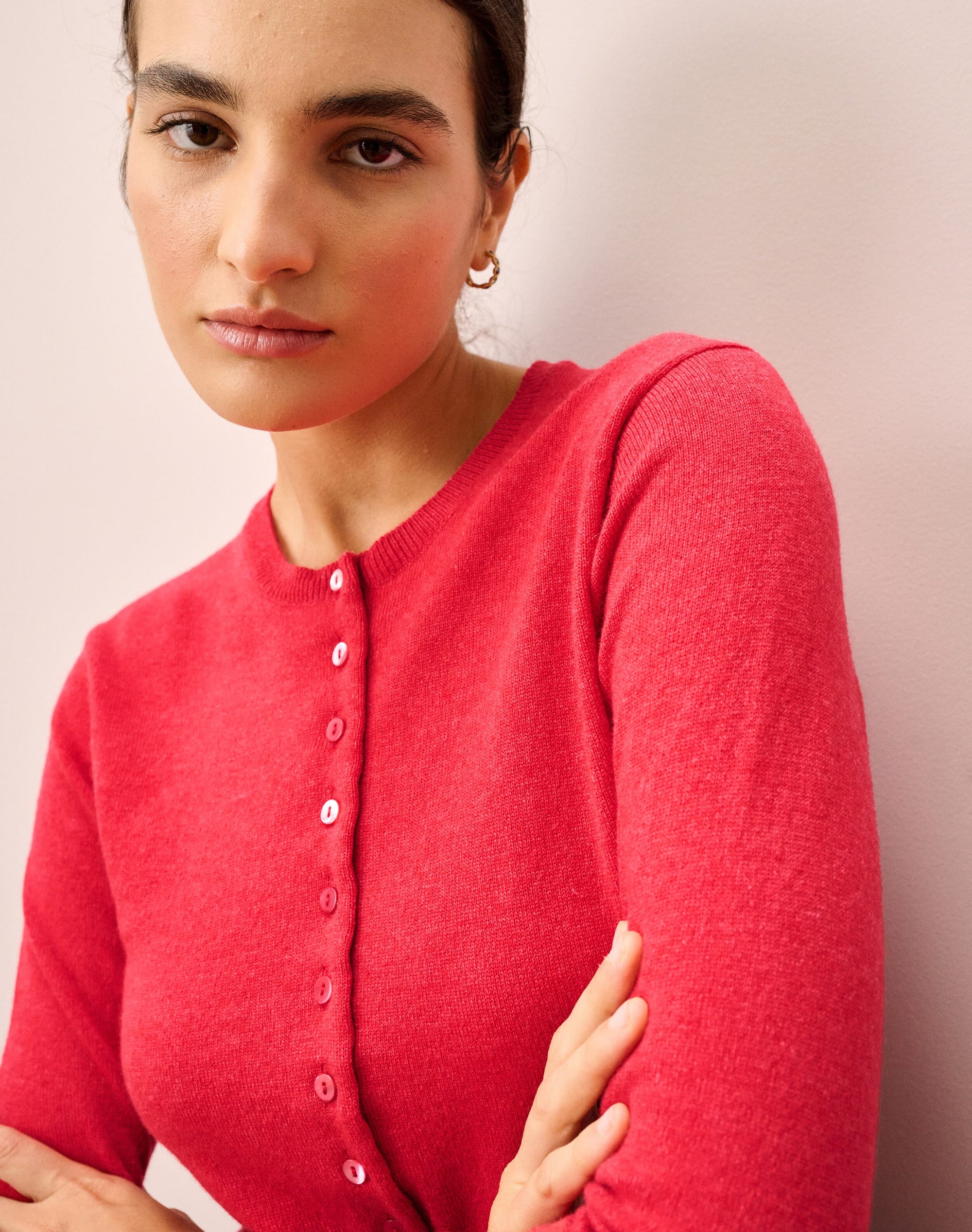 Cashmere Cropped Cardigan