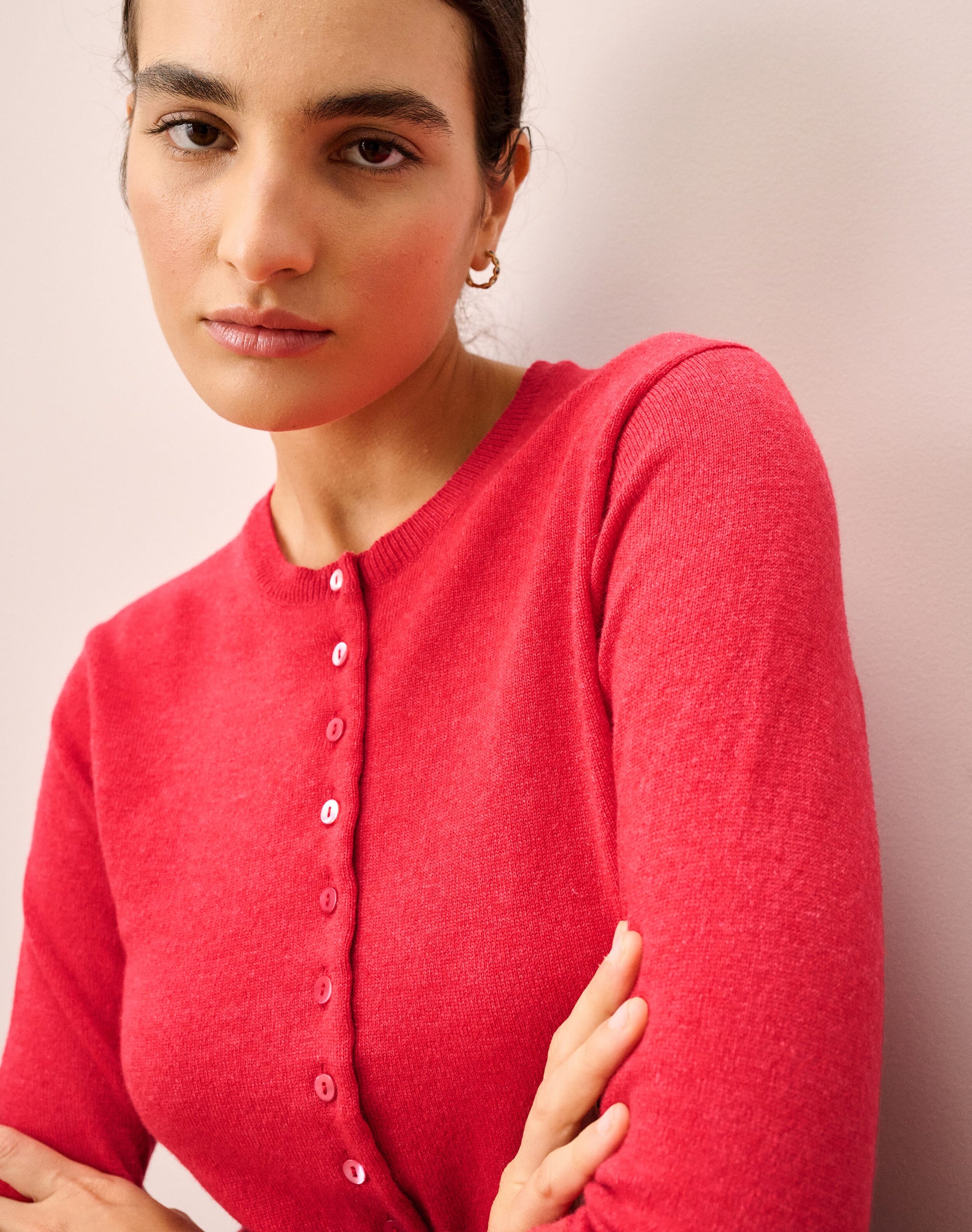 Cashmere Cropped Cardigan