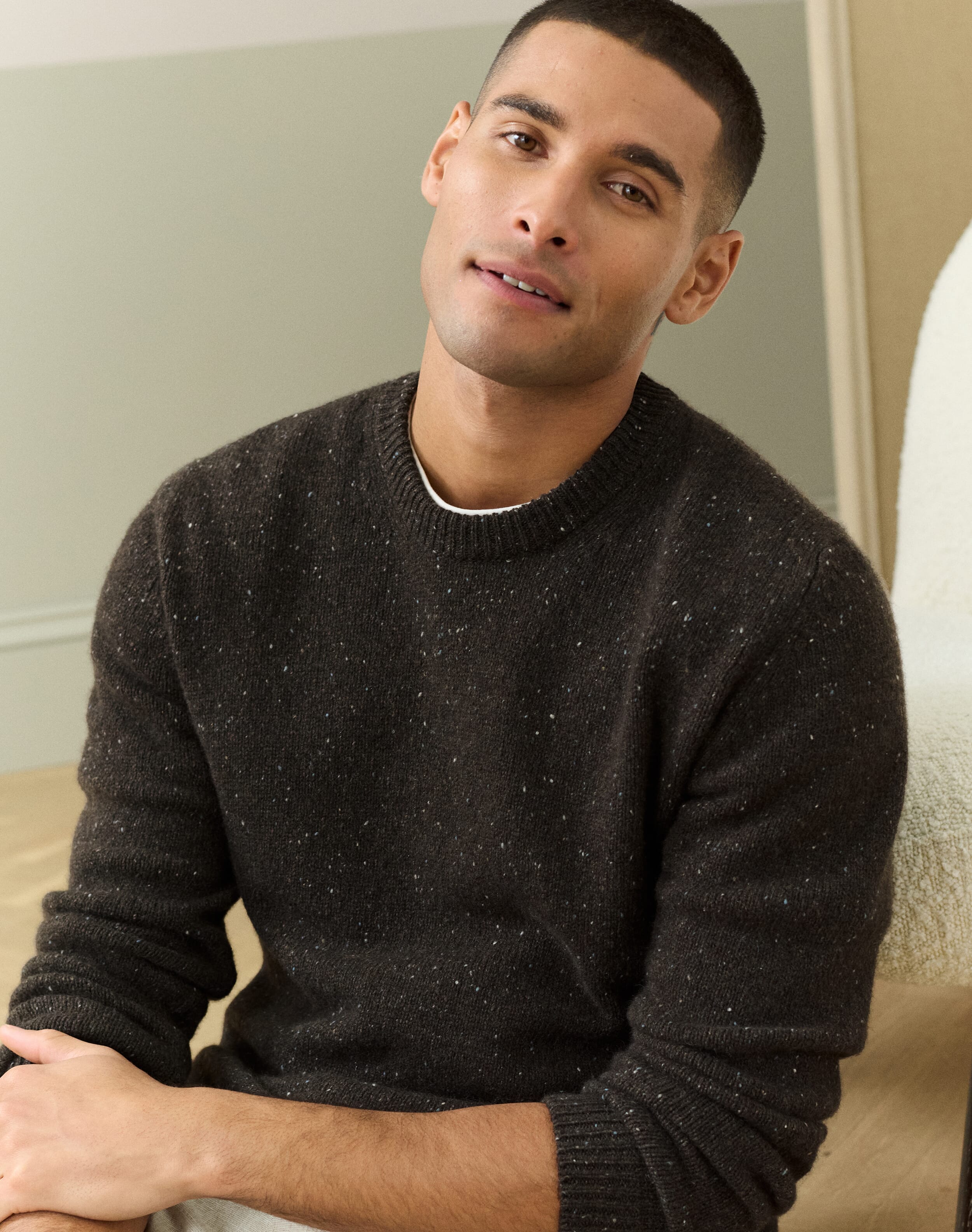 Cashmere Donegal Jumper
