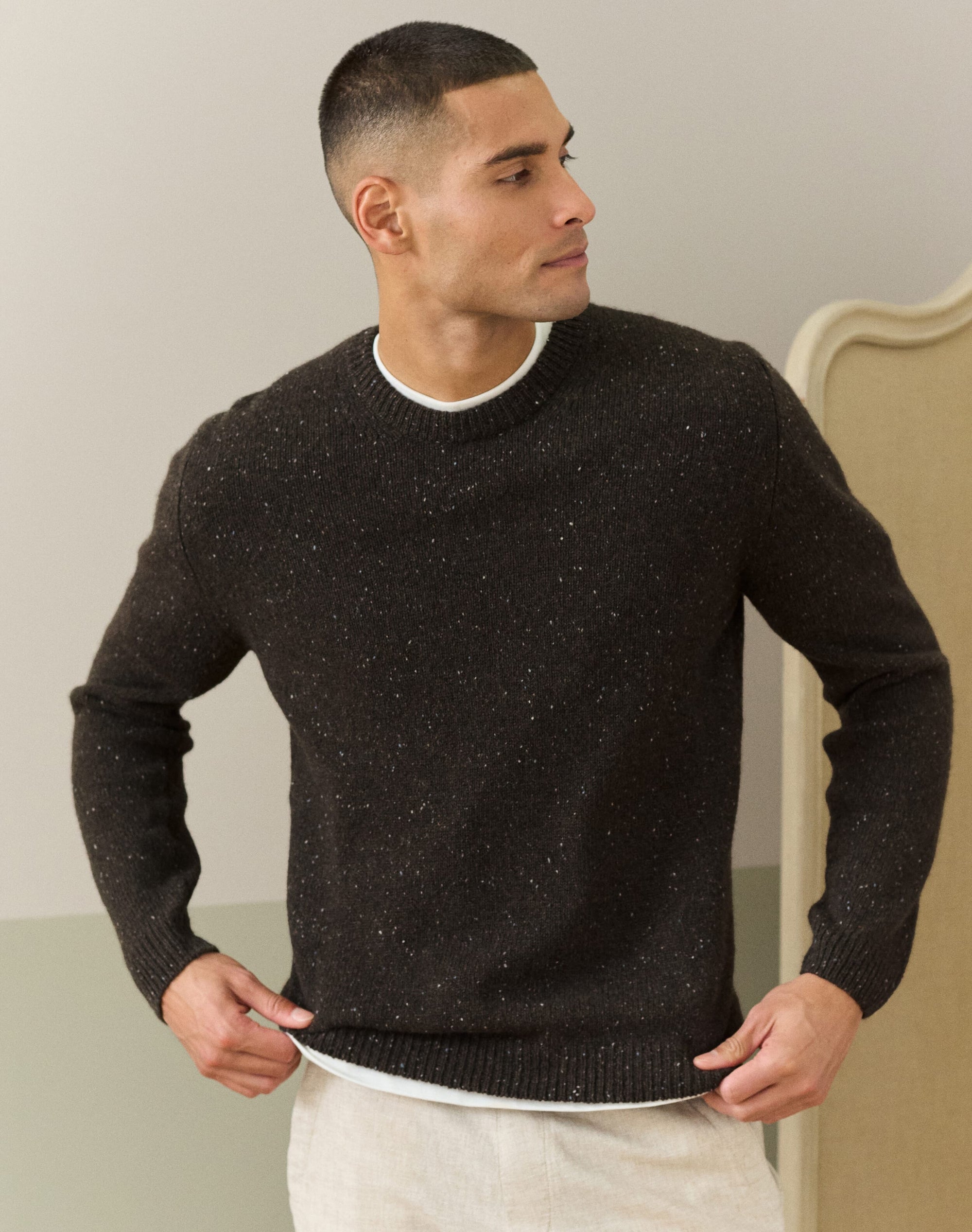 Cashmere Donegal Jumper