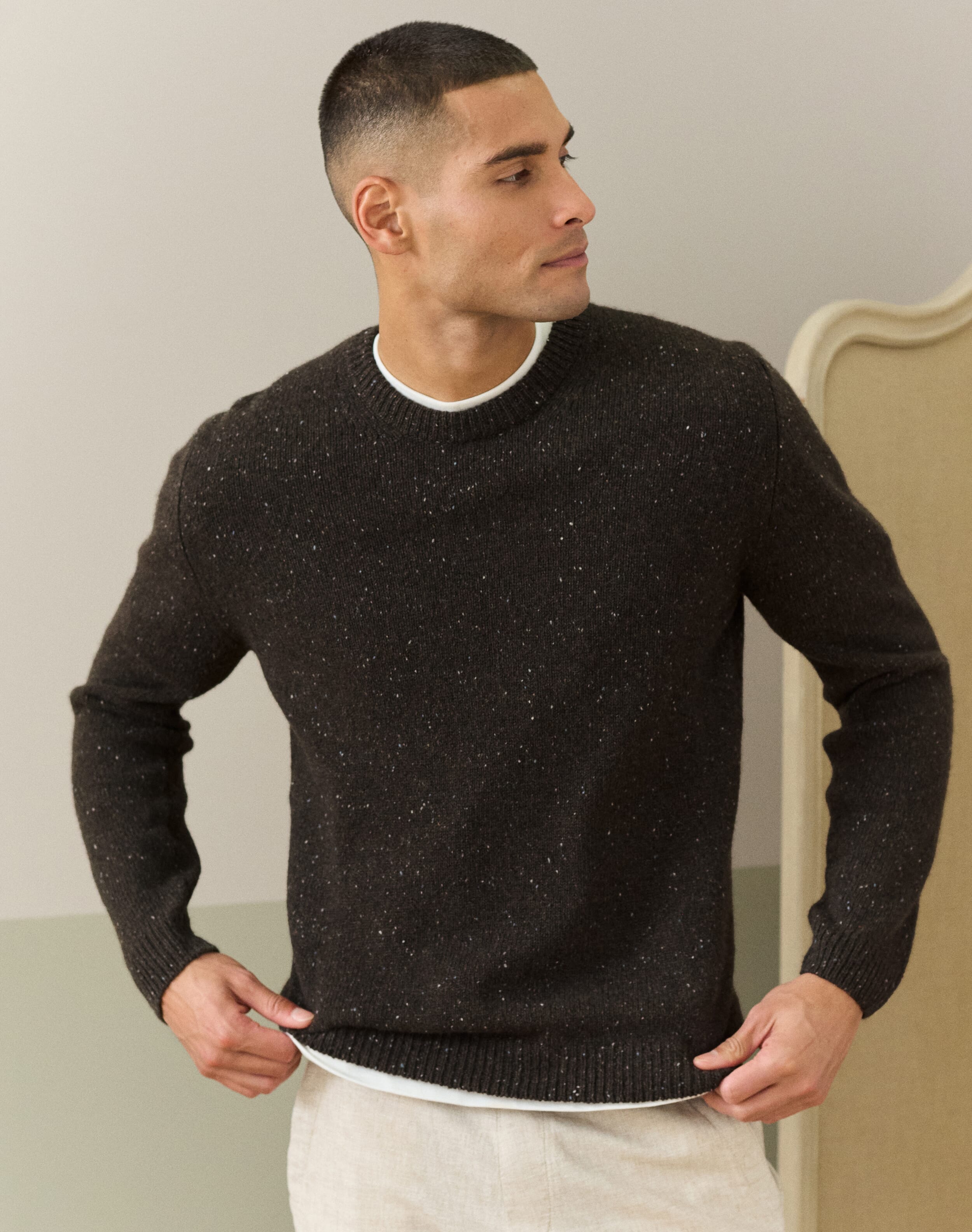 Cashmere Donegal Jumper