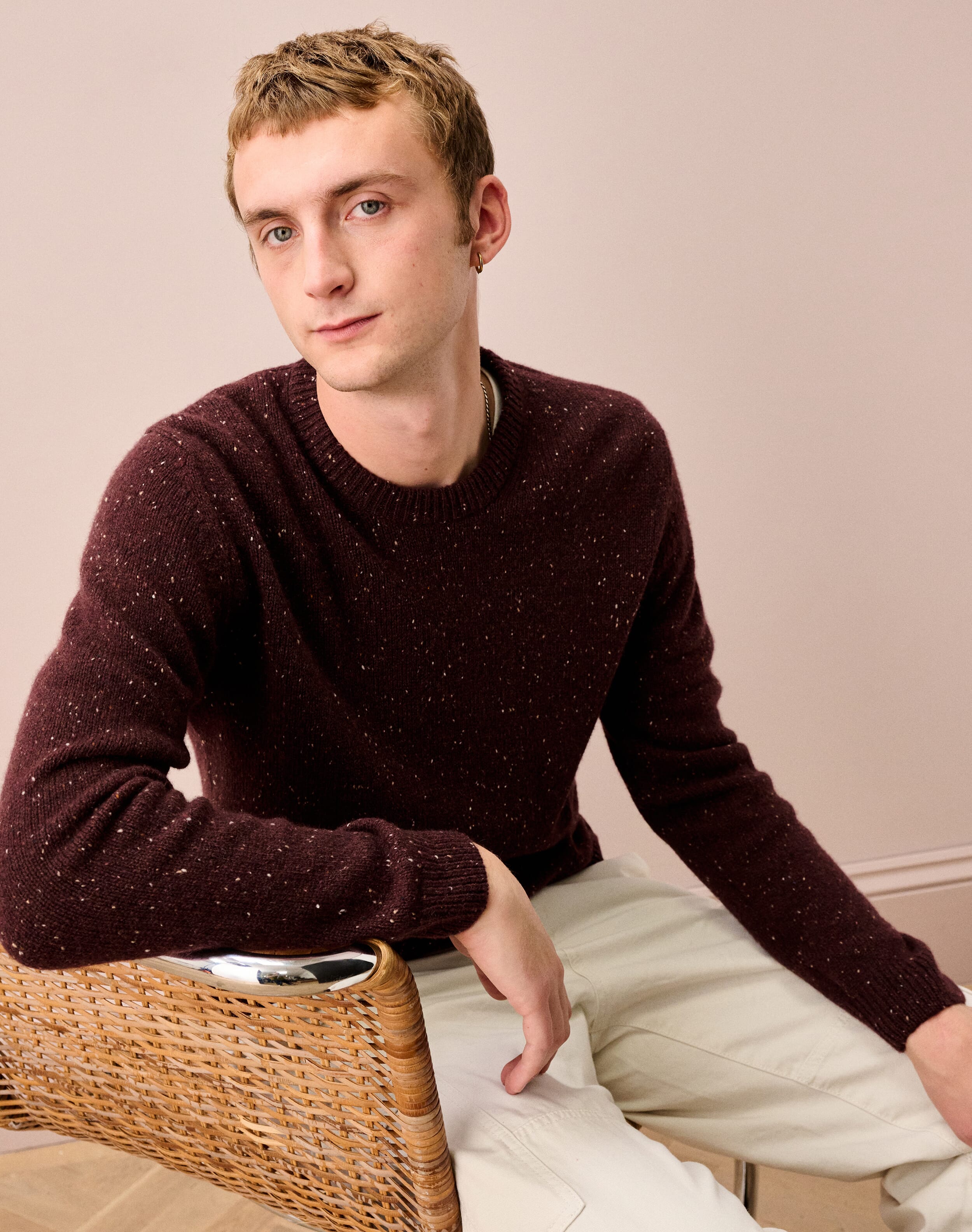 Cashmere Donegal Jumper