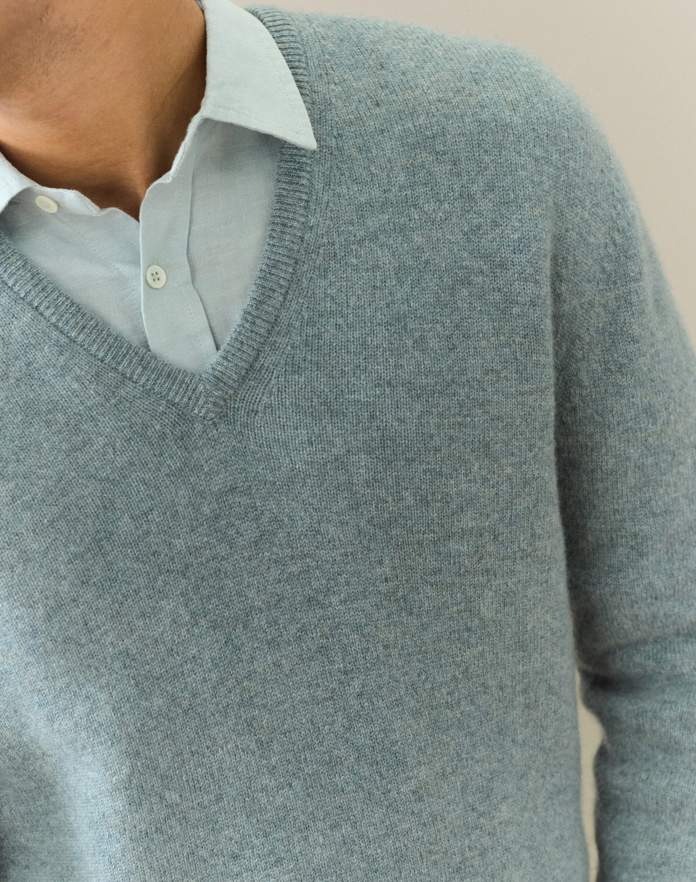 Cashmere Classic V Neck Jumper