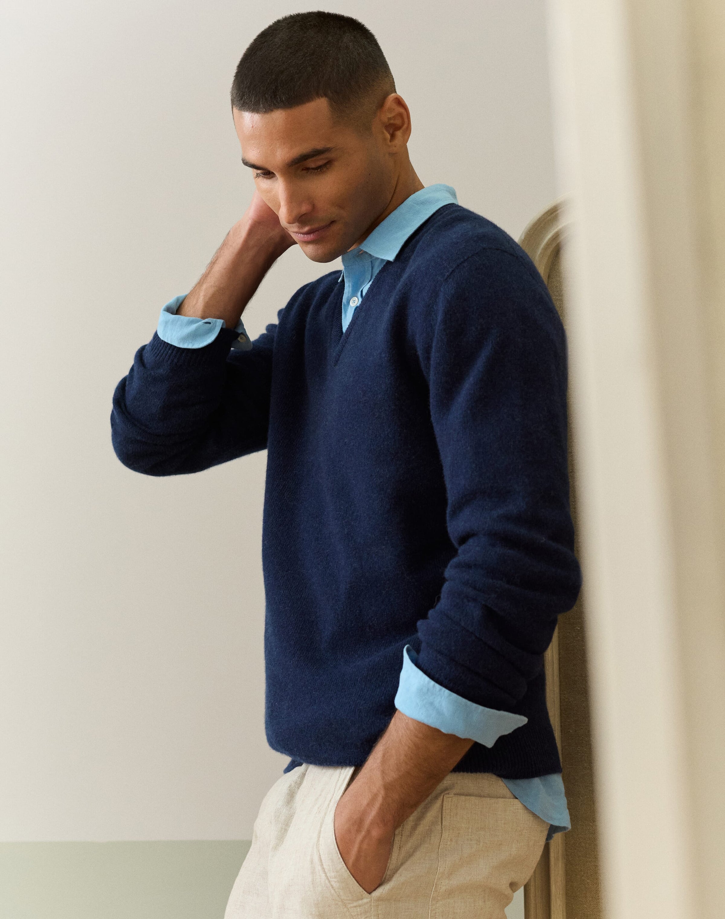 Cashmere Classic V Neck Jumper