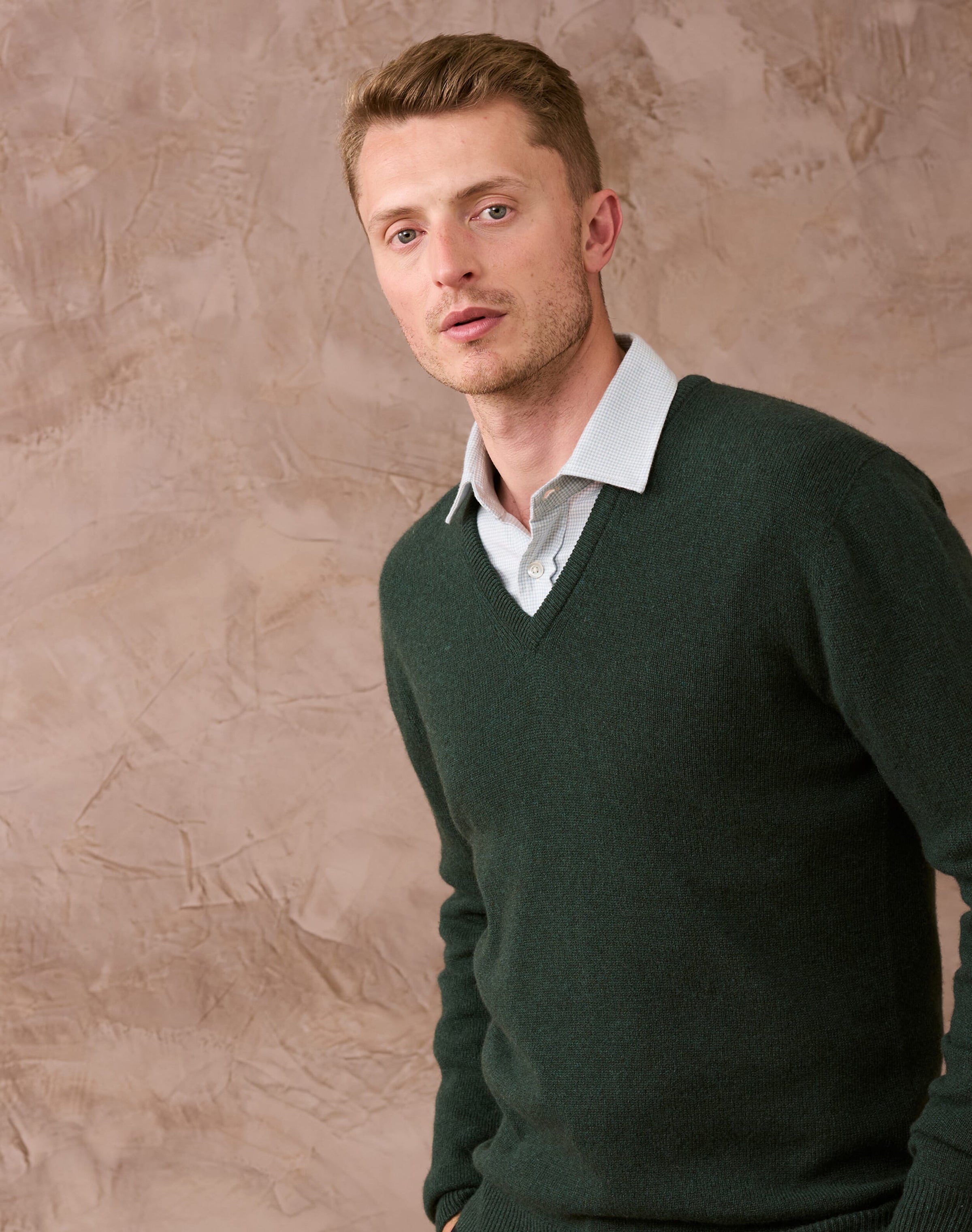 Cashmere Classic V Neck Jumper