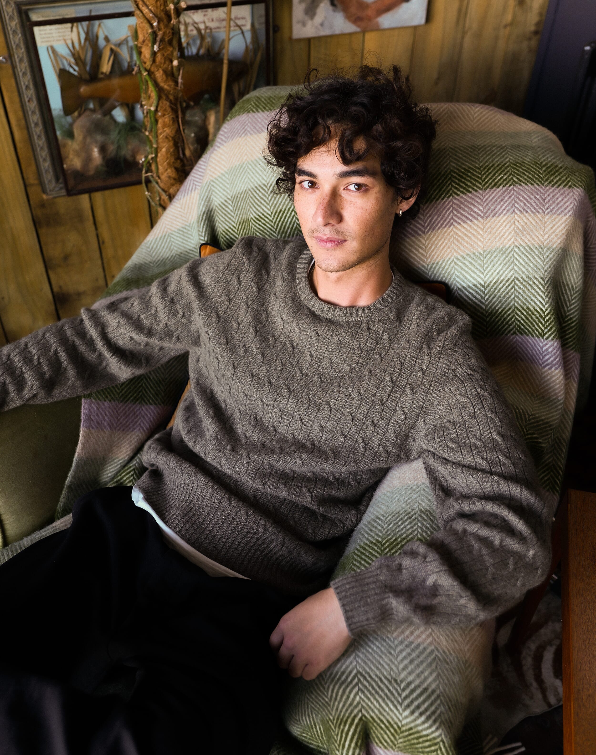 Cashmere Cable Knit Jumper