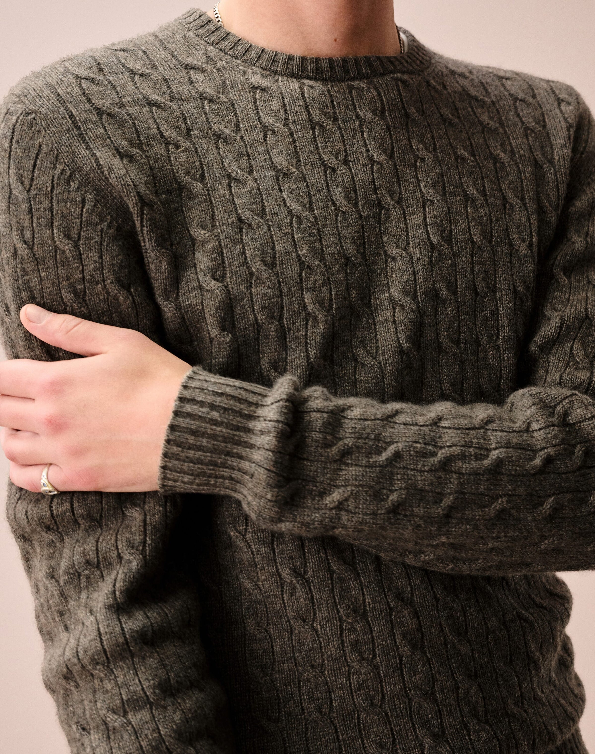 Cashmere Cable Knit Jumper