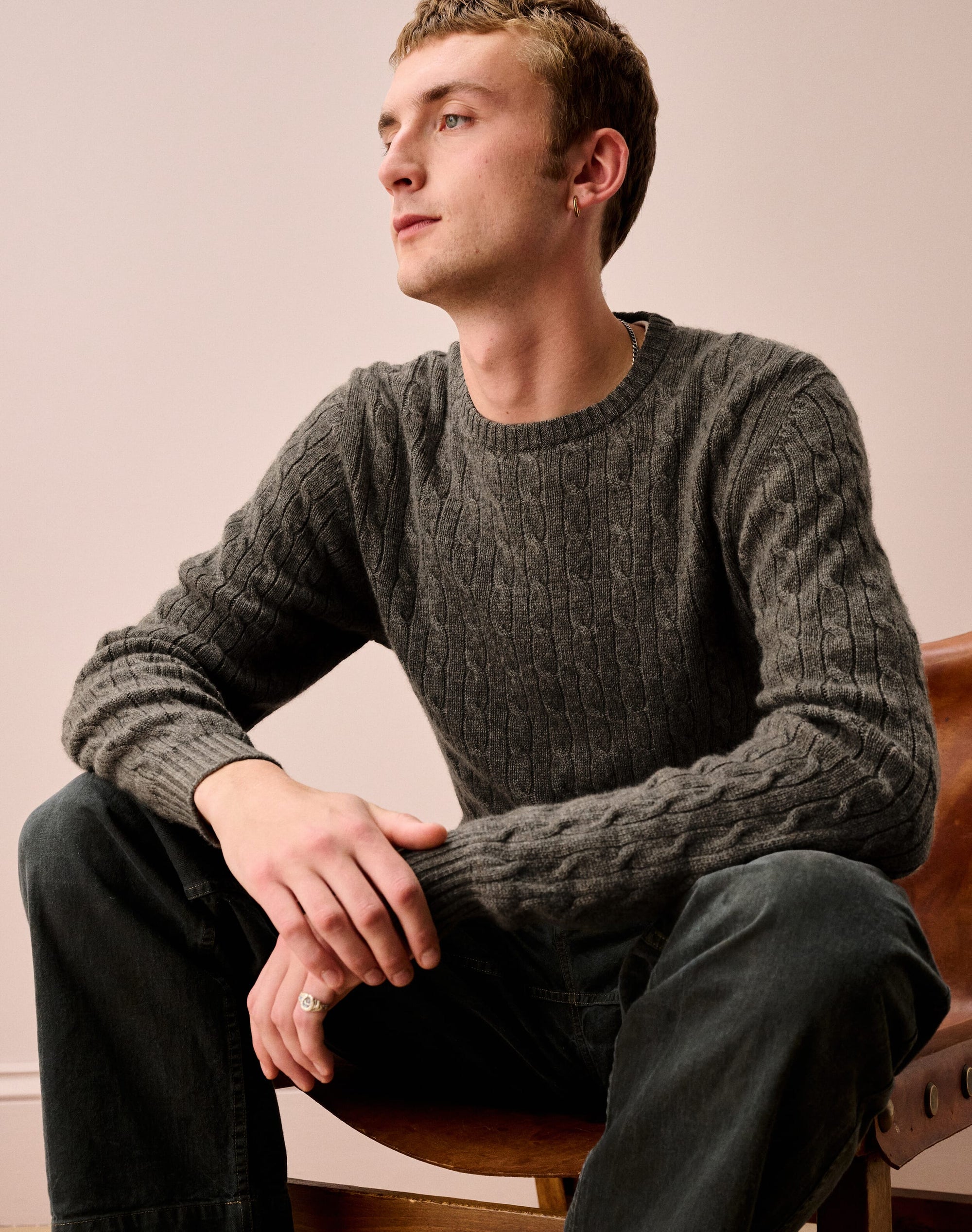 Cashmere Cable Knit Jumper