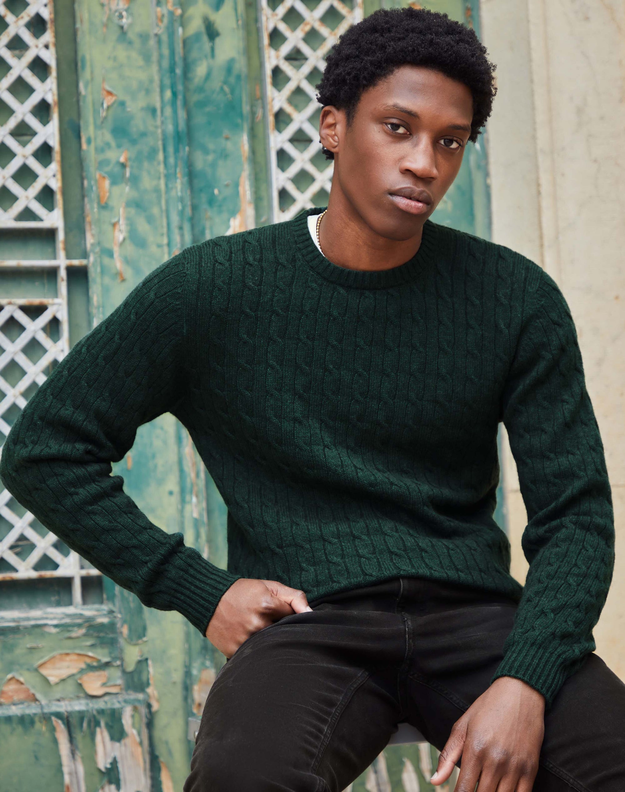 Cashmere Cable Knit Jumper