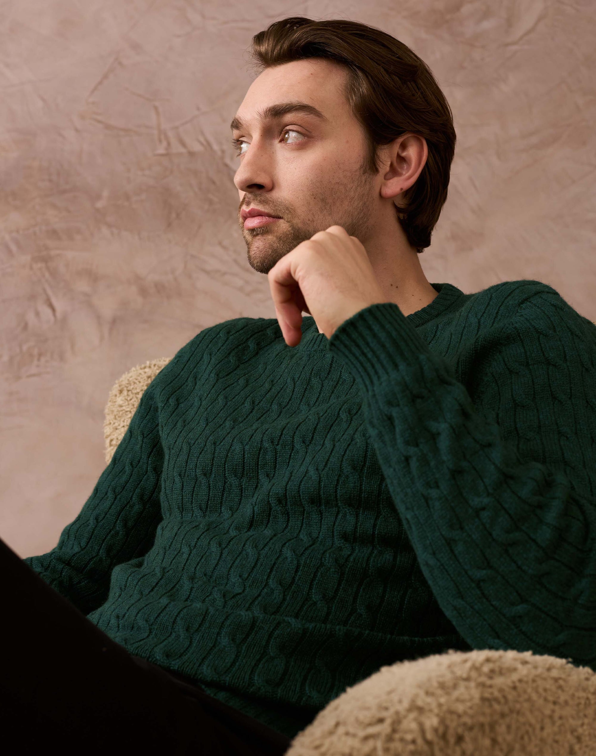 Cashmere Cable Knit Jumper