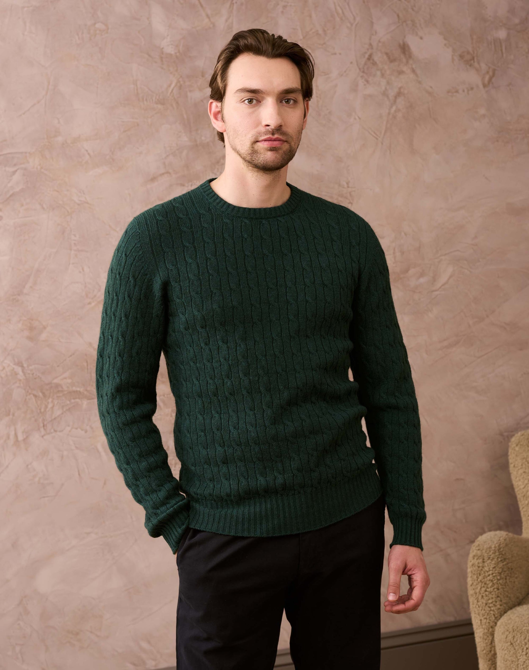 Cashmere Cable Knit Jumper
