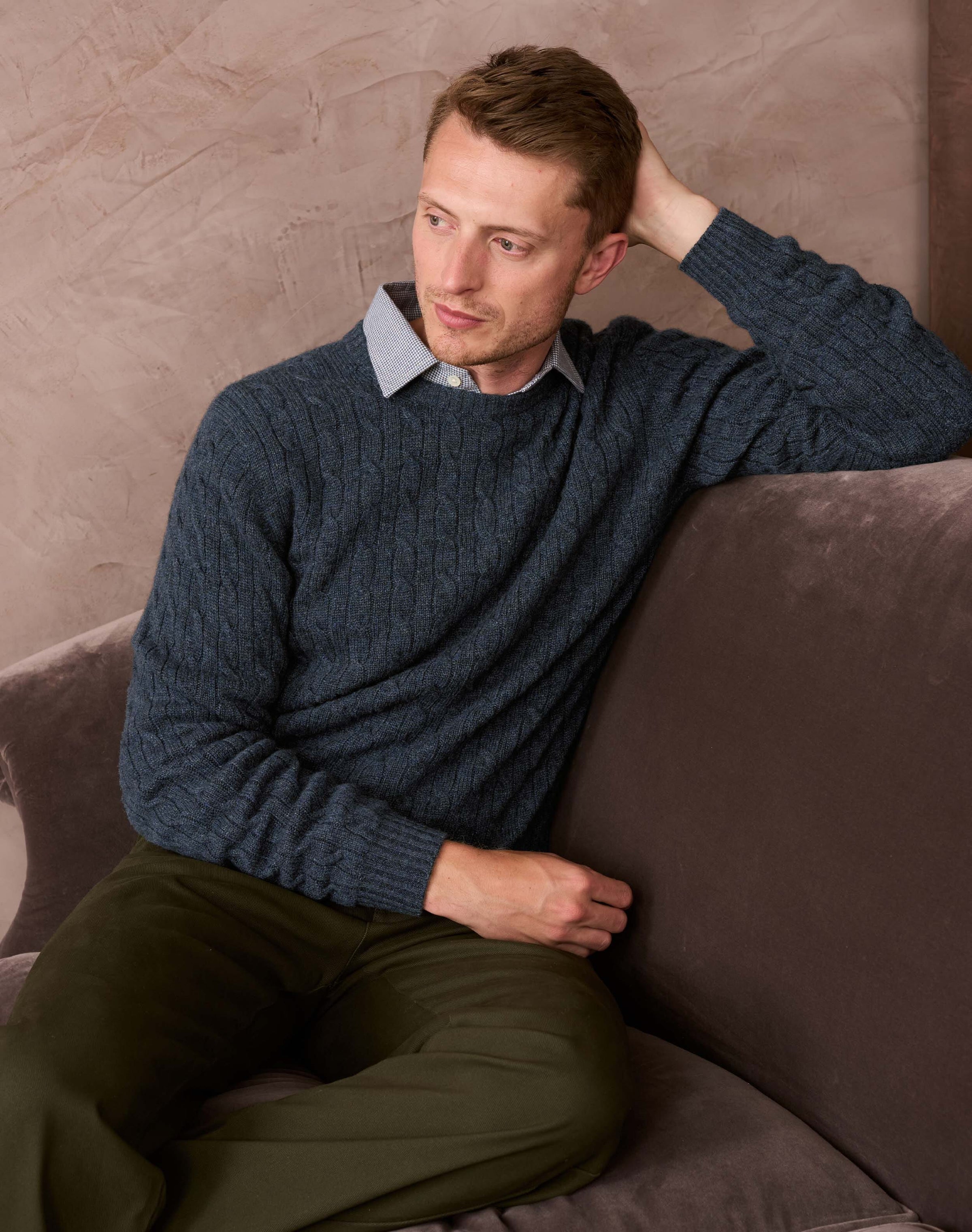 Cashmere Cable Knit Jumper