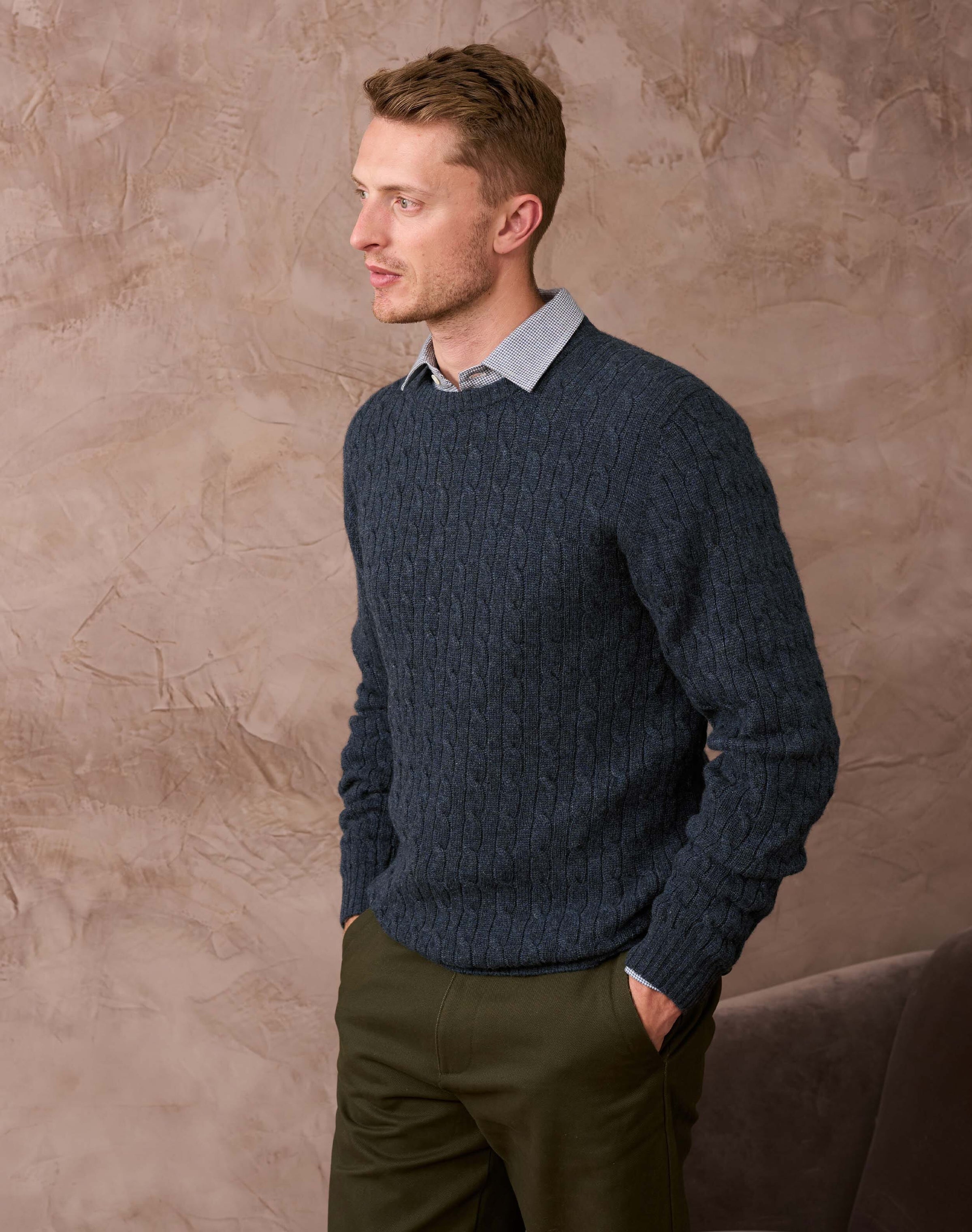 Cashmere Cable Knit Jumper