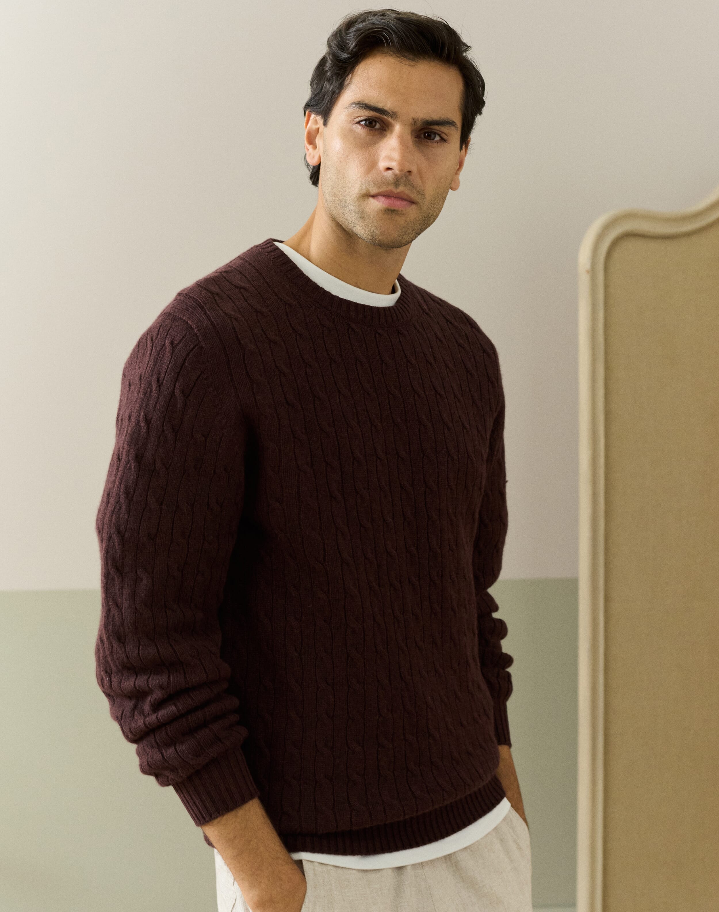 Cashmere Cable Knit Jumper
