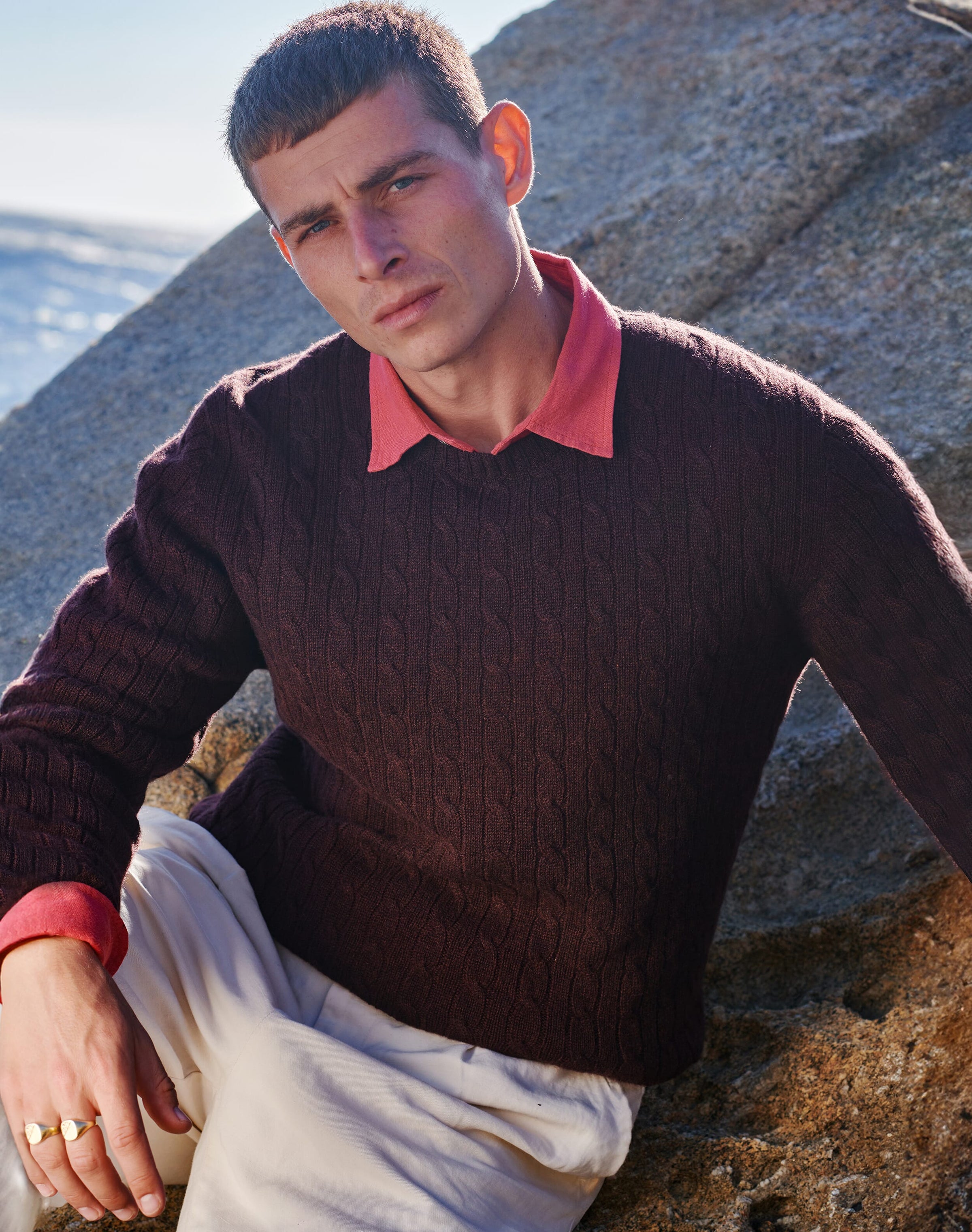 Cashmere Cable Knit Jumper