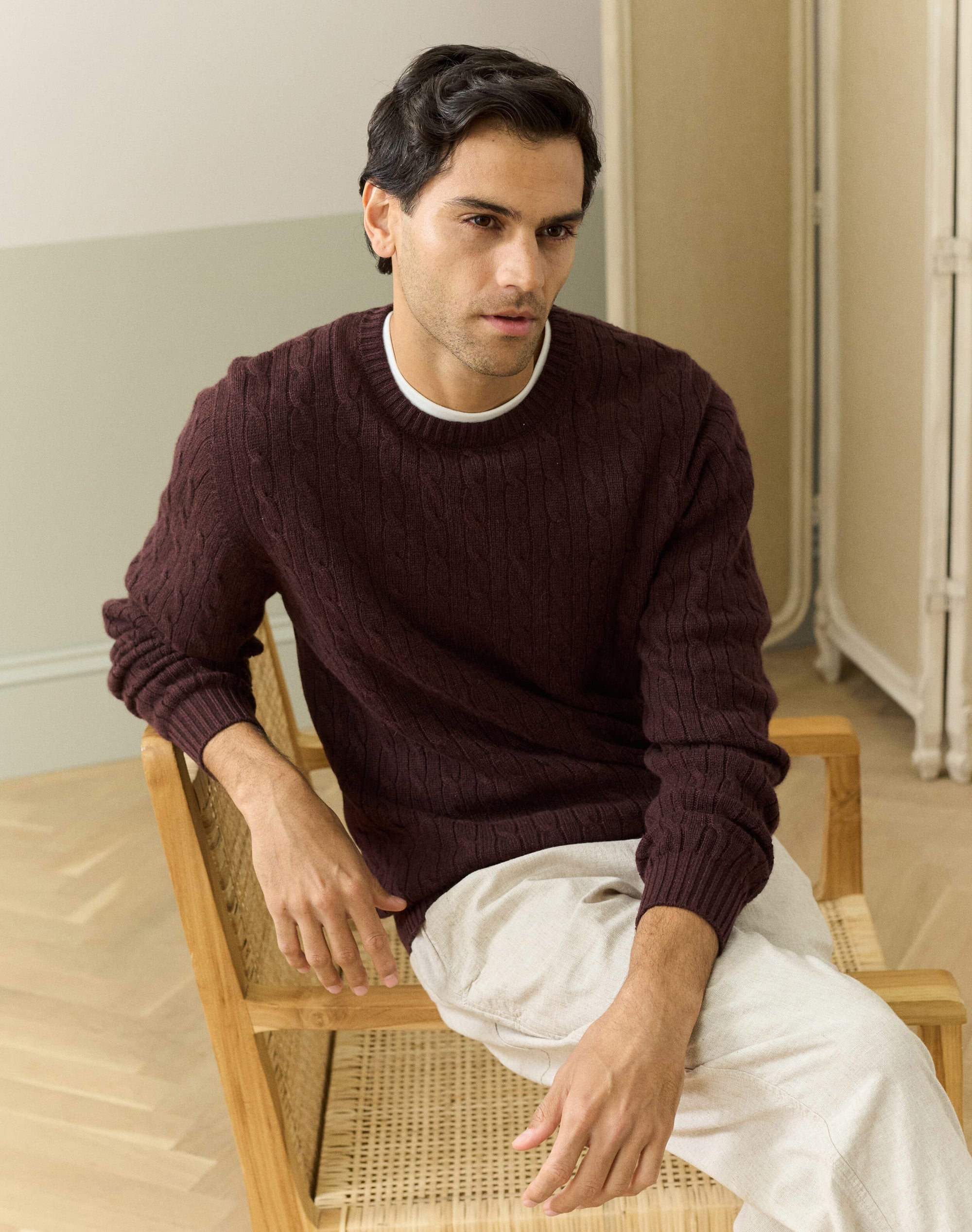 Cashmere Cable Knit Jumper