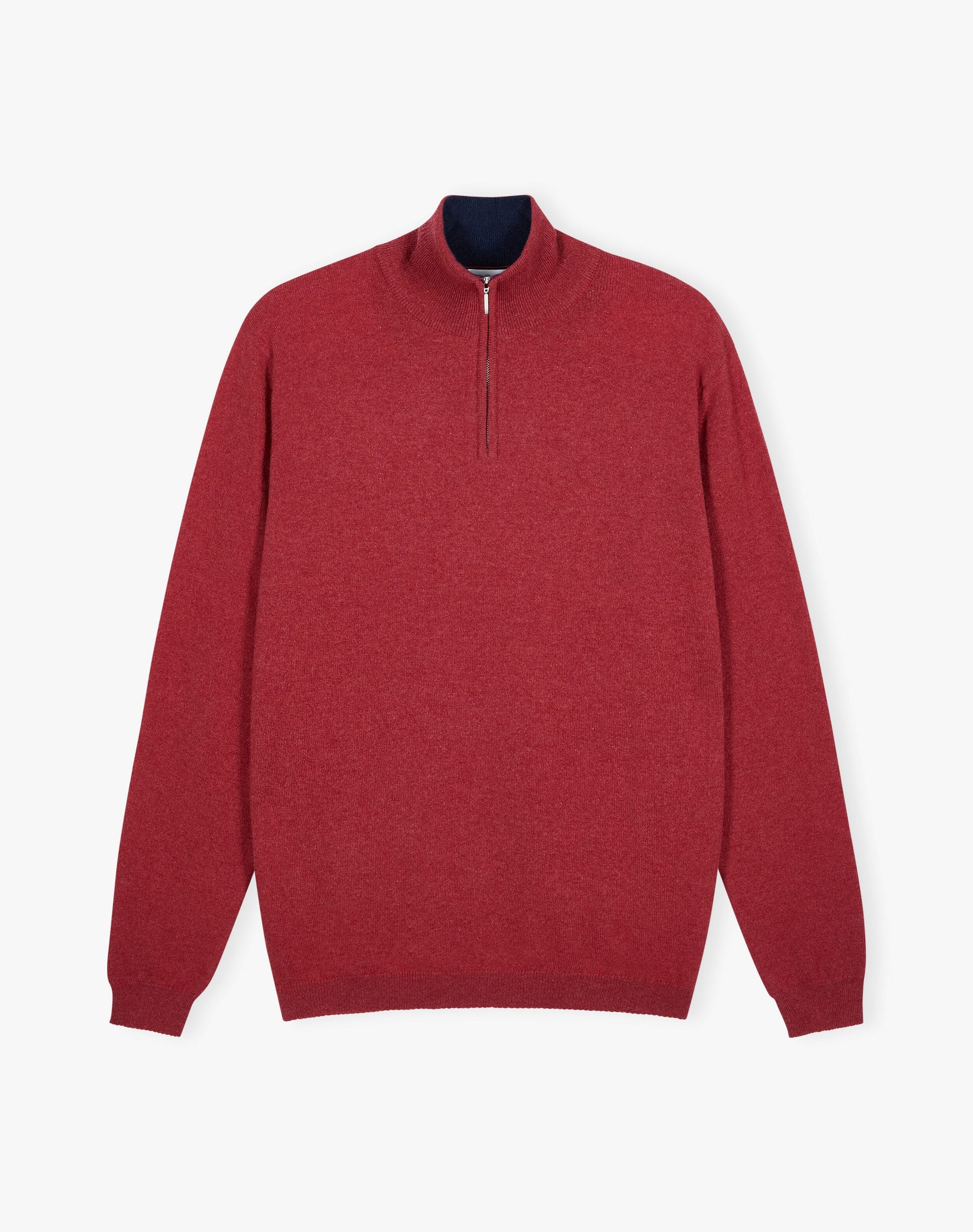 Cashmere Zip Turtle Neck Jumper
