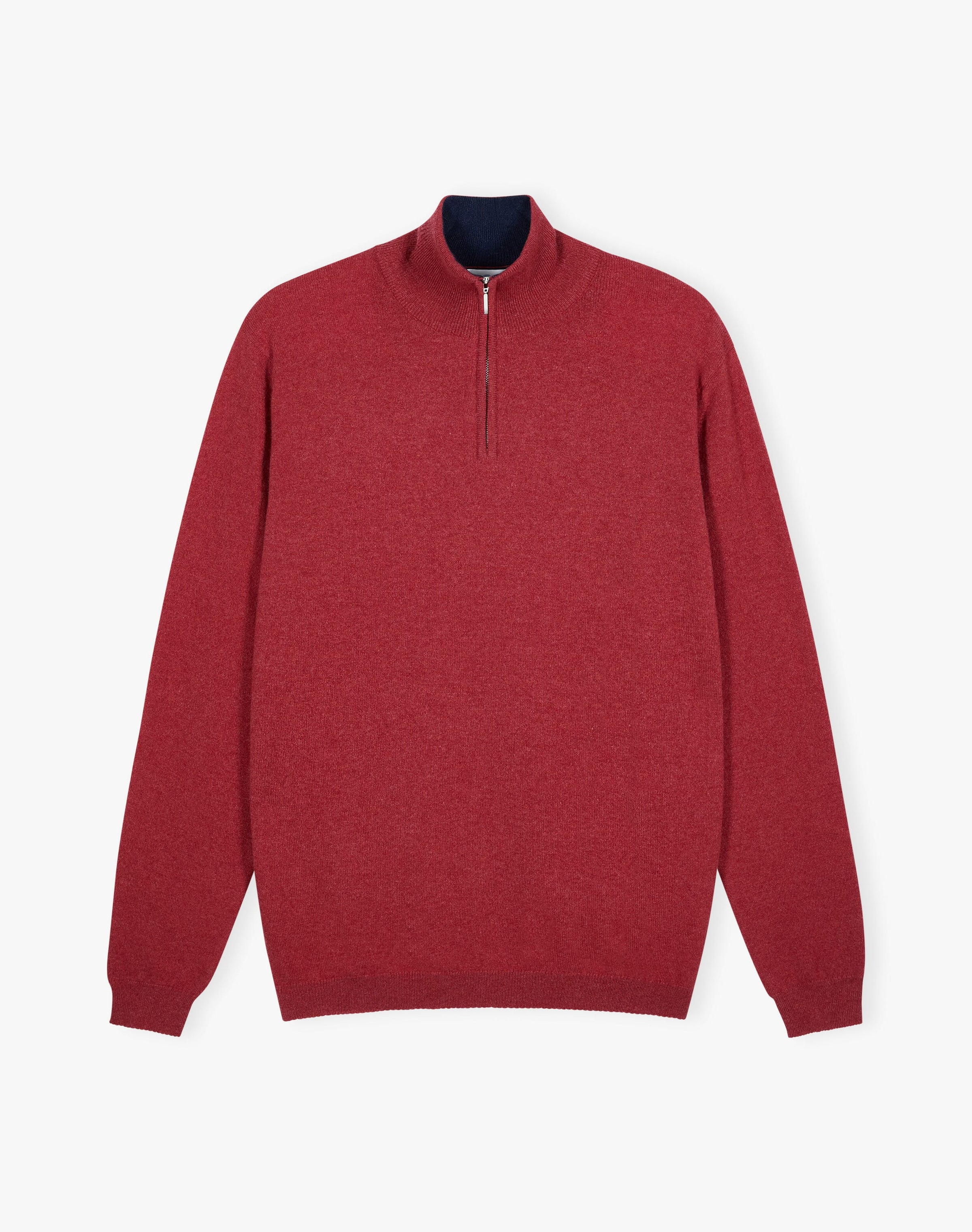 Cashmere Zip Turtle Neck Jumper