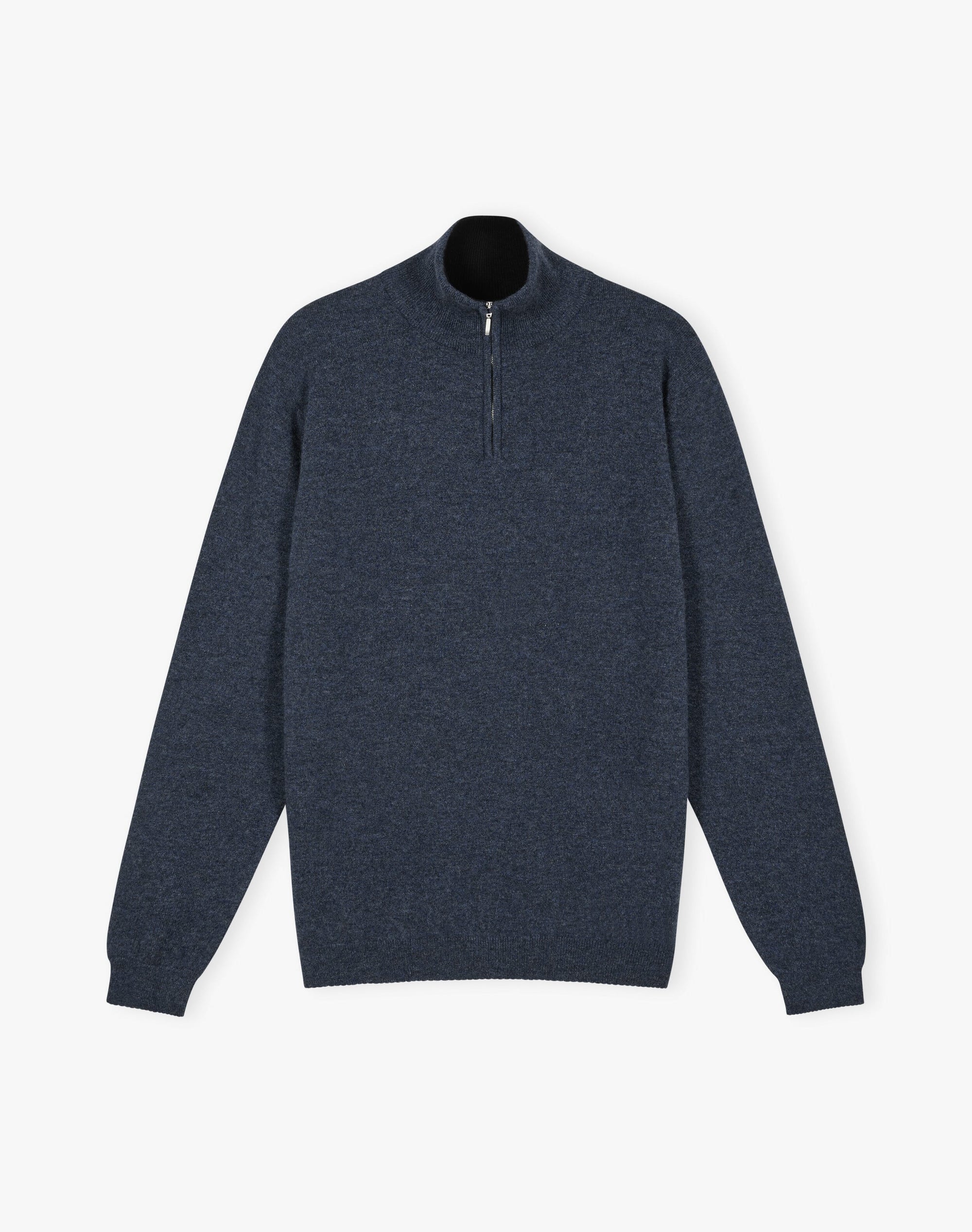 Cashmere Zip Turtle Neck Jumper