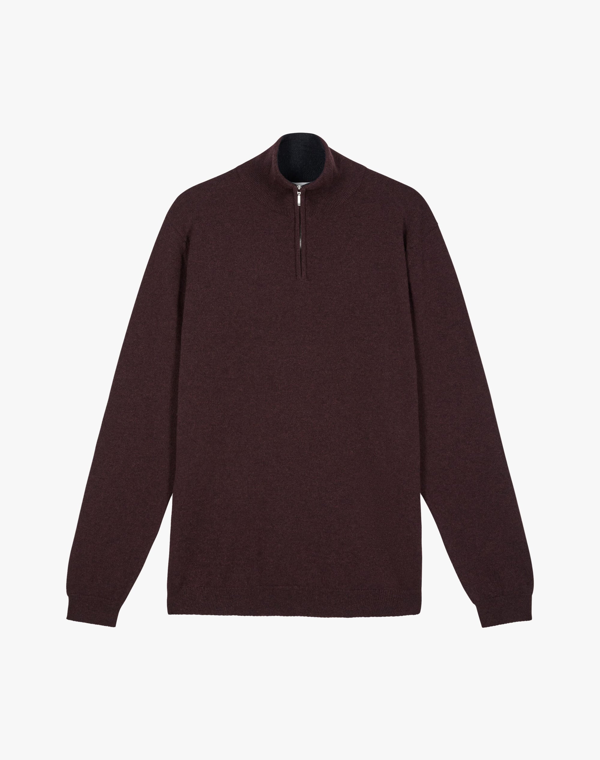 Cashmere Zip Turtle Neck Jumper
