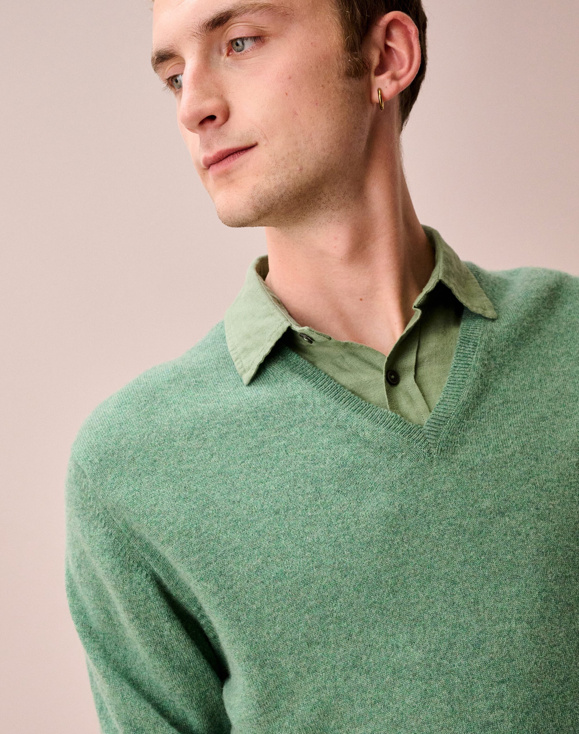Cashmere V Neck Jumper