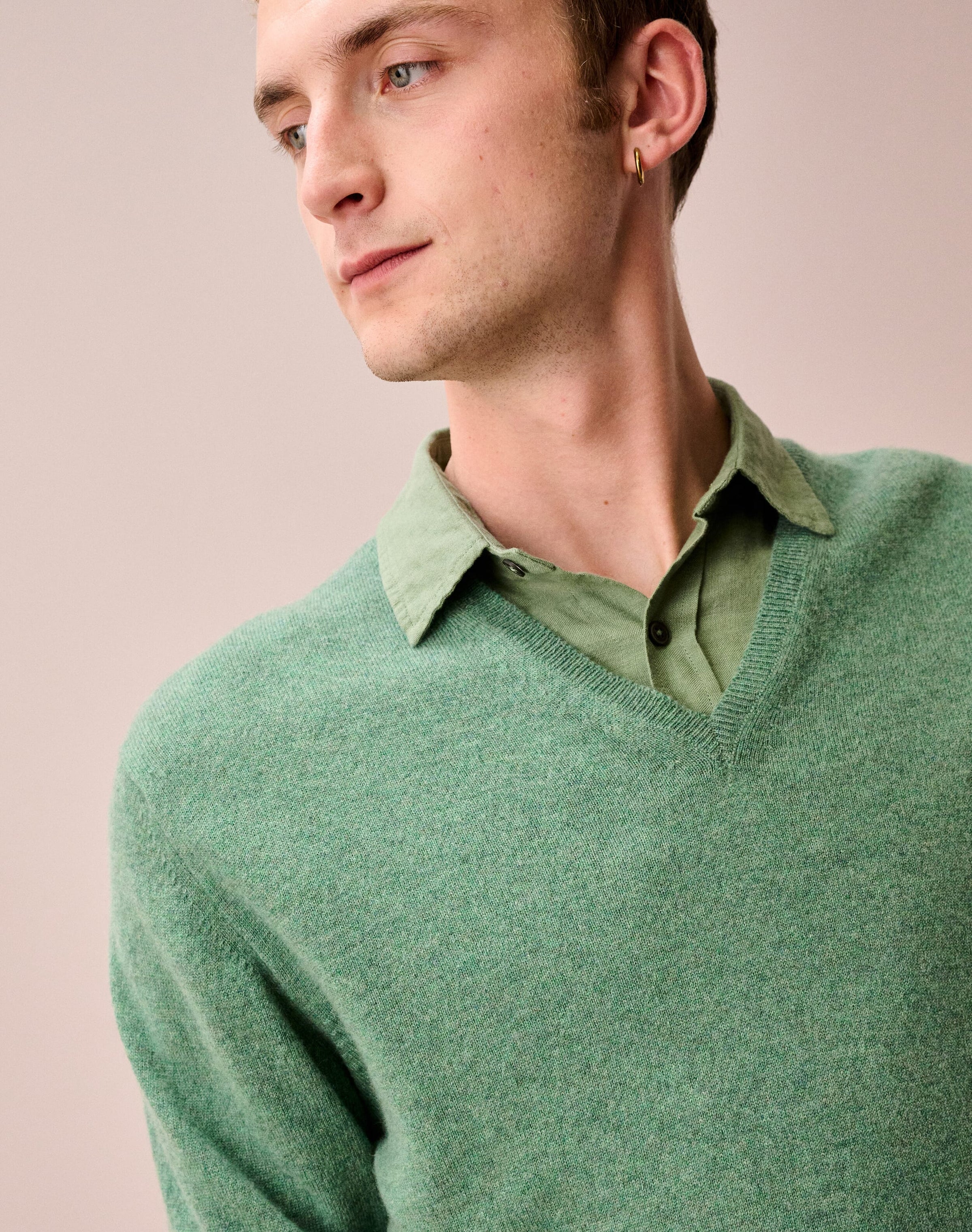 Cashmere V Neck Jumper
