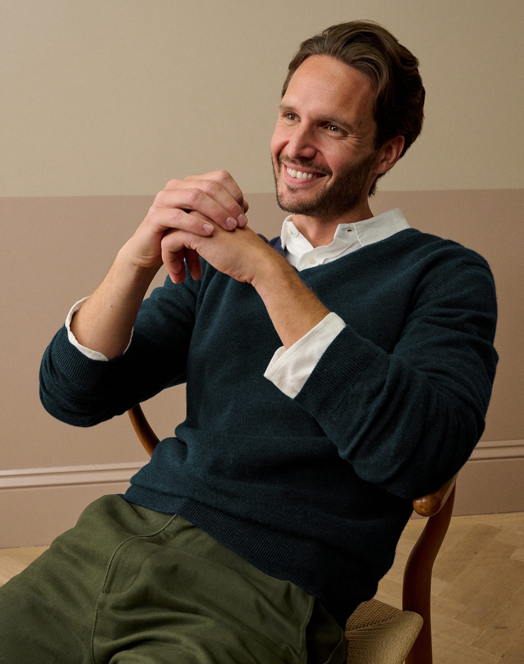 Cashmere V Neck Jumper