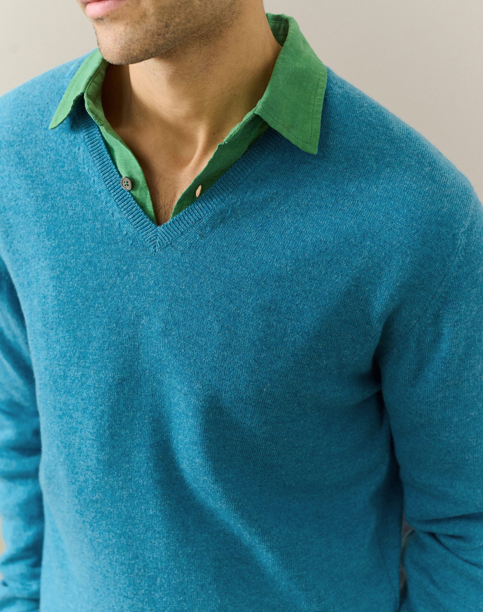 Cashmere V Neck Jumper