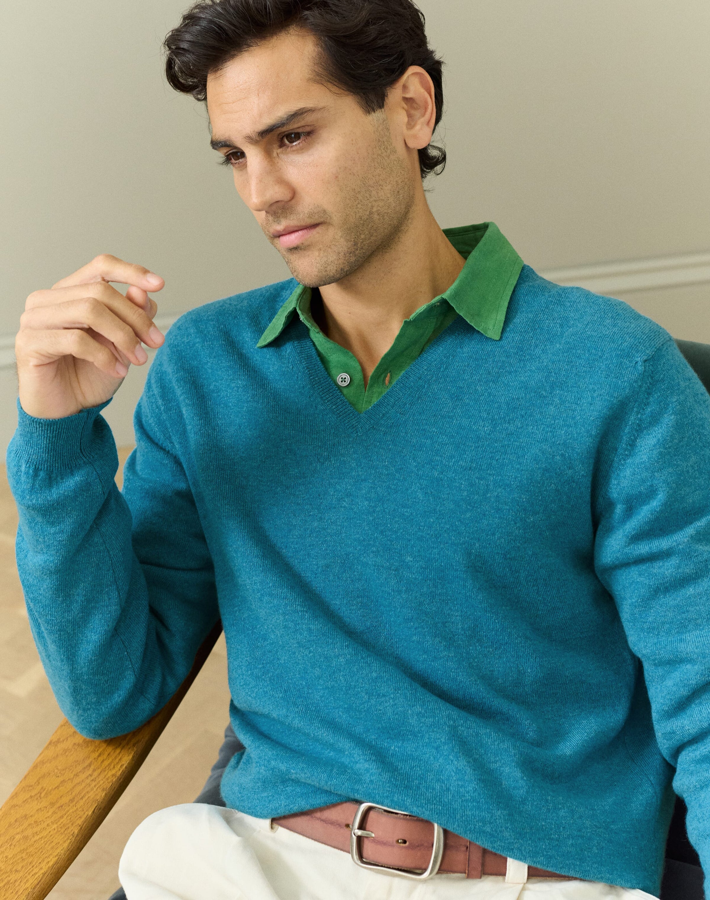 Cashmere V Neck Jumper