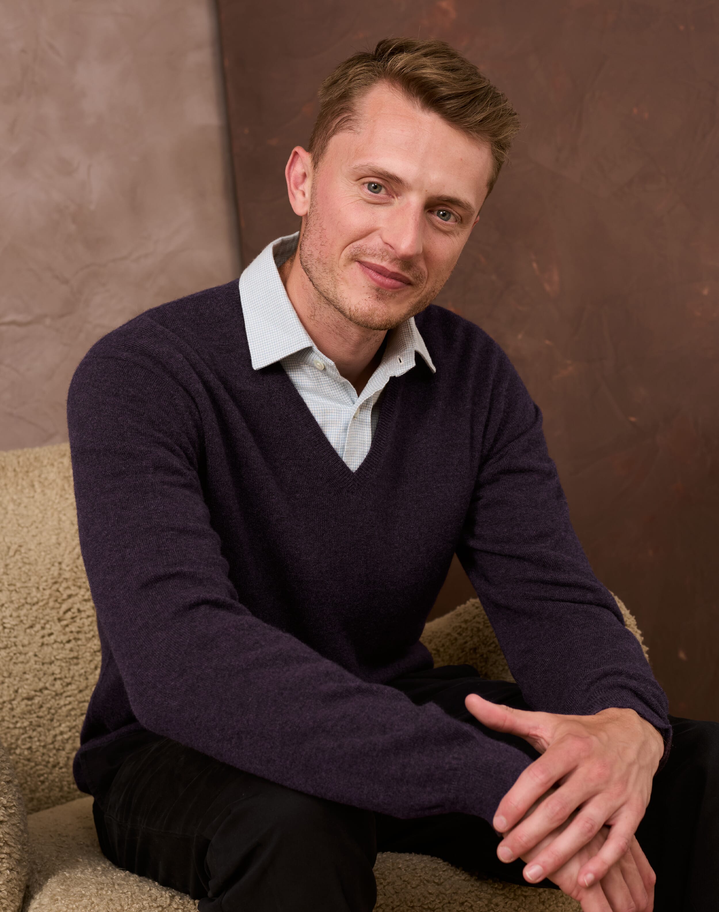 Cashmere V Neck Jumper