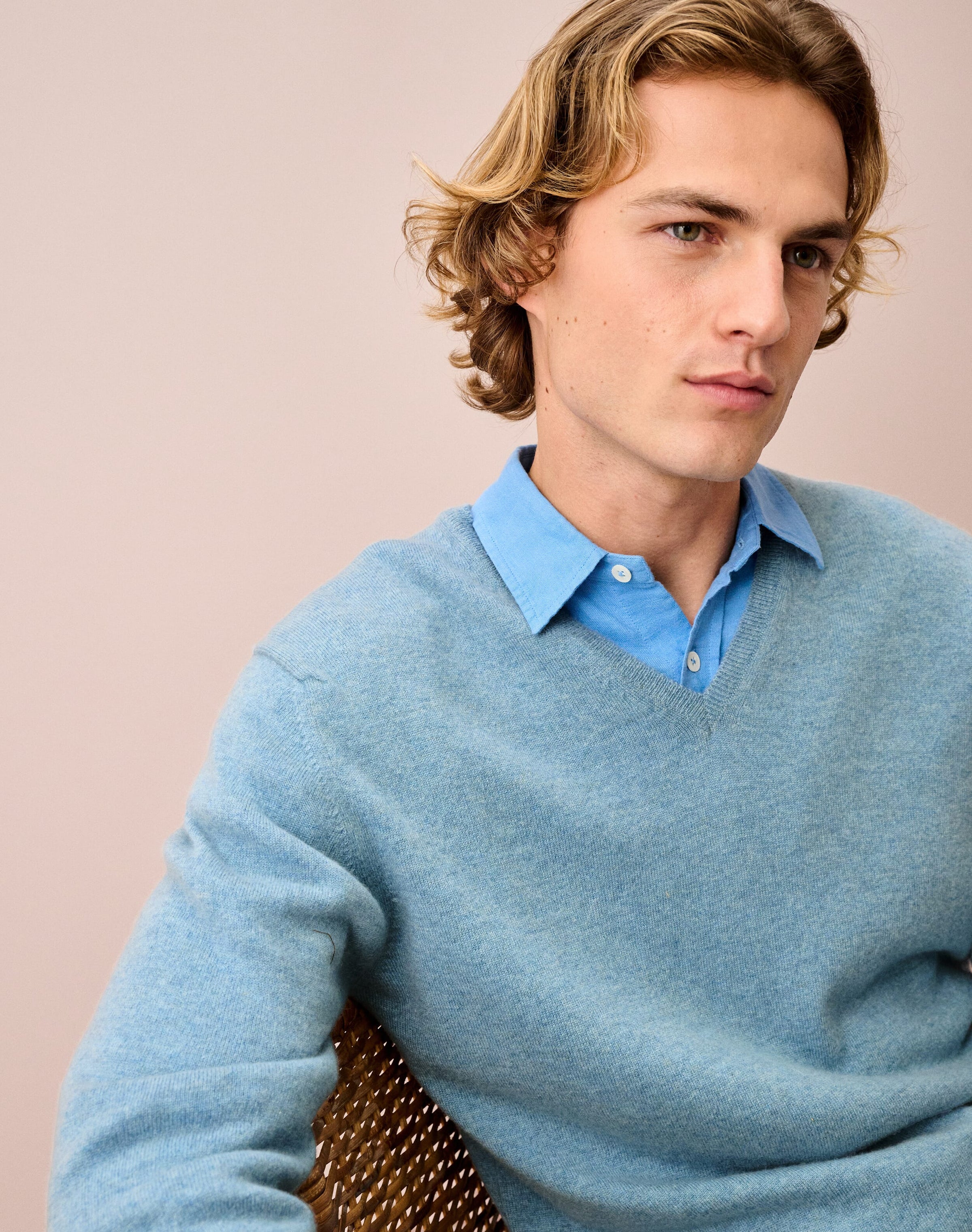 Cashmere V Neck Jumper
